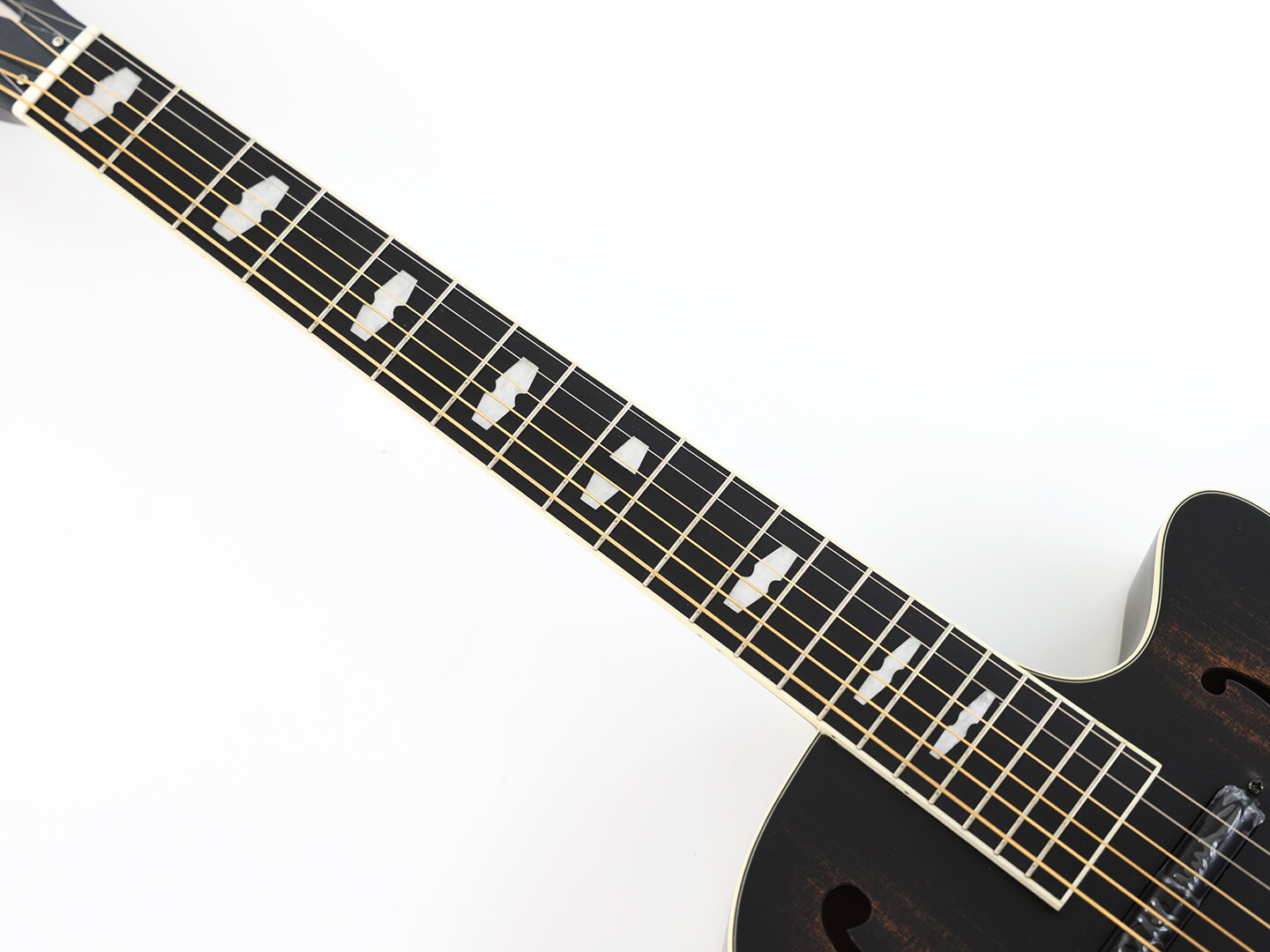 Single Cutaway Round Neck Dobro Resonator guitar with Single Pickup