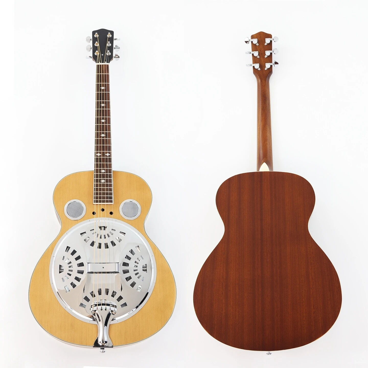 Mahogany Plywood Body Round Neck Dobro Resonator guitar