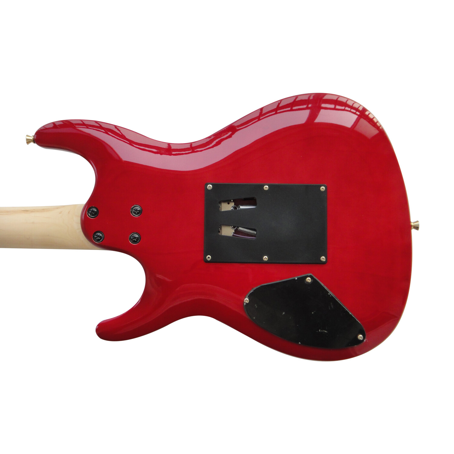 Afanti Customized Hsh Pickup Cherry Red Maple Neck Electric Guitar