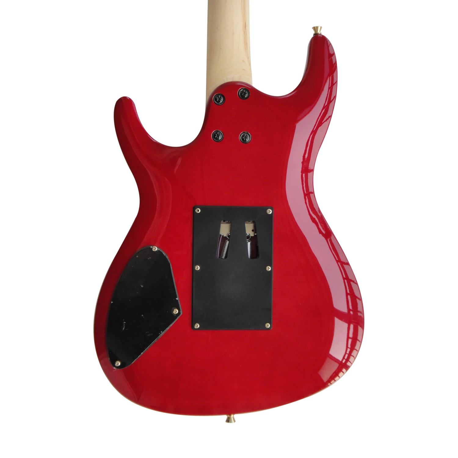 Afanti Customized Hsh Pickup Cherry Red Maple Neck Electric Guitar