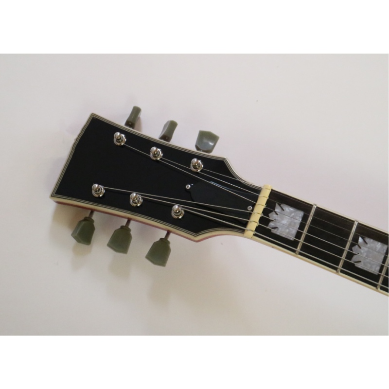 Afanti Red Hollow Maple Plywood Body Electric Guitar with Quilted Maple Veneer