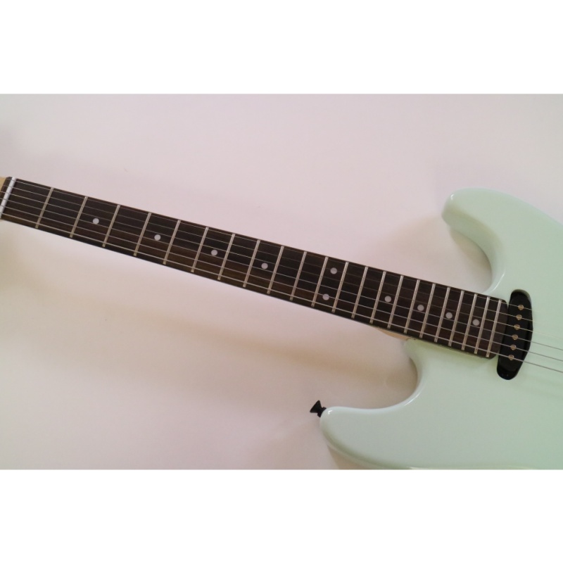 Afanti 6 Strings Light Green Mahogany Body with Black Hardware Electric Guitar
