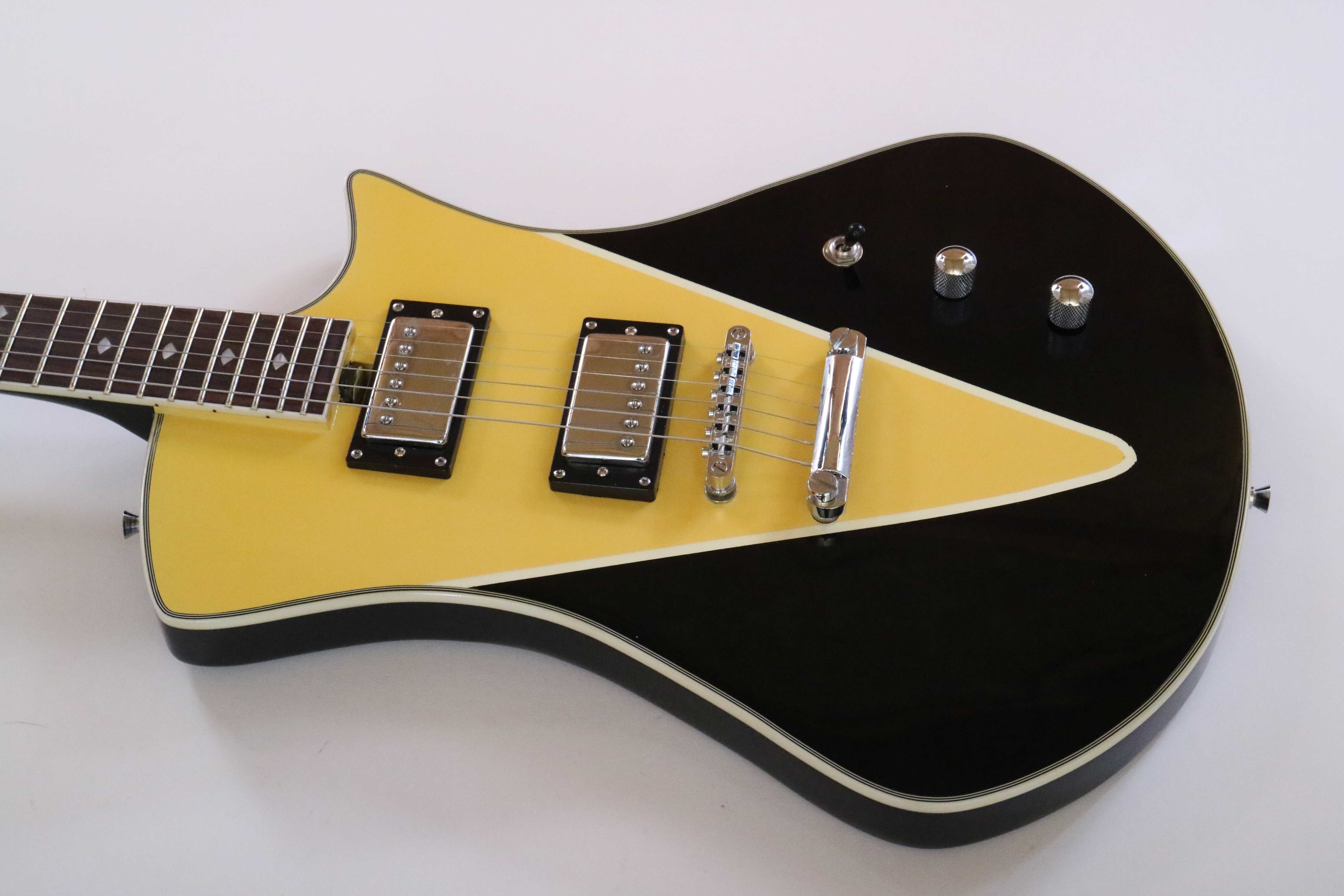 Afanti Customized 6 String Hh Pickup Tom Bridge Music Electric Guitar