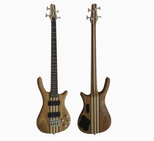 Afanti Ash Body Rosewood Fingerboard 4 String Neck Through Bass Guitar Afanti Ash Body Rosewood Fingerboard 4 String Neck Through Bass Guitar