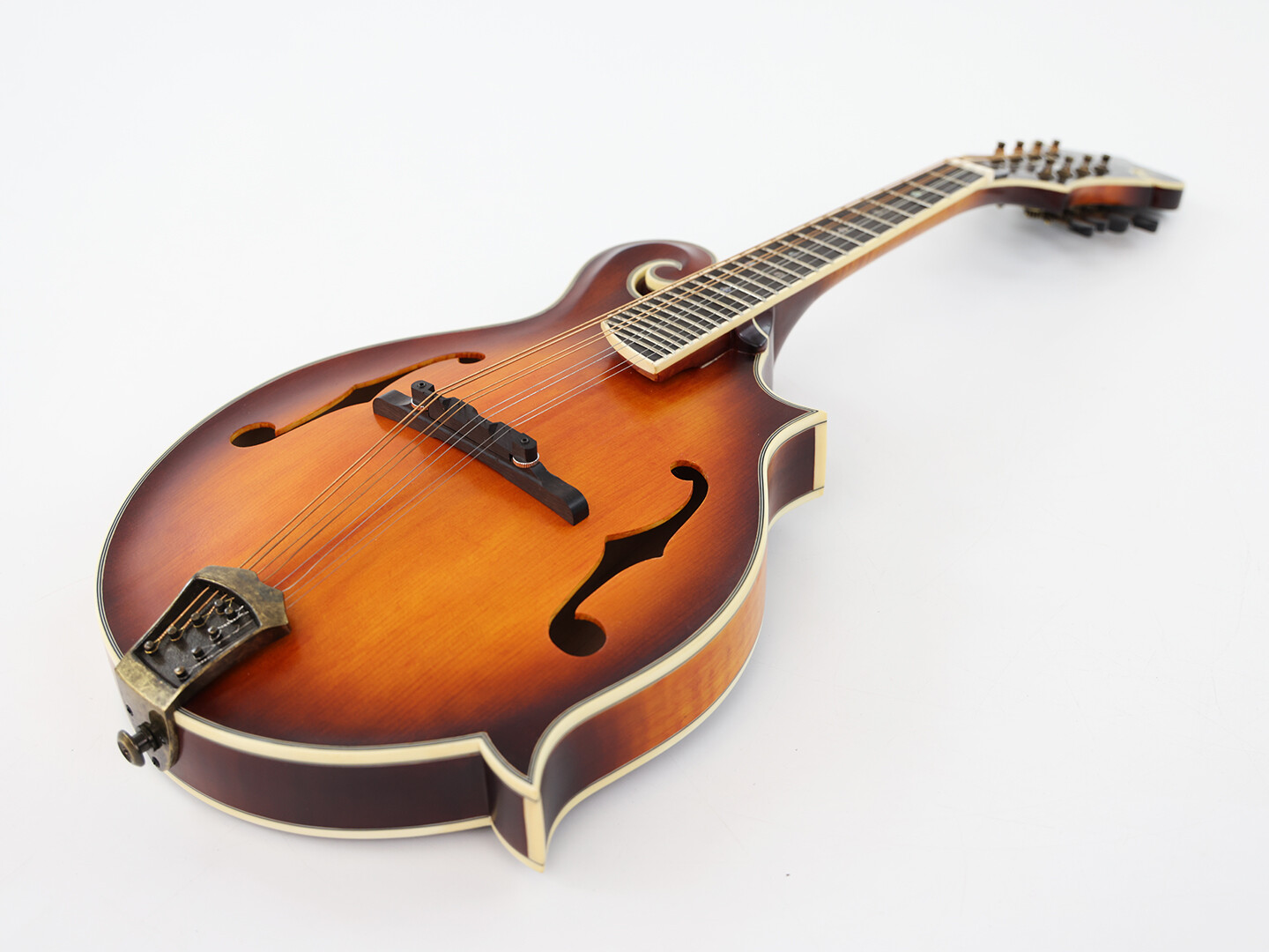Afanti Solid Hand-Carved AB Flamed Maple Back and Side F Mandolin