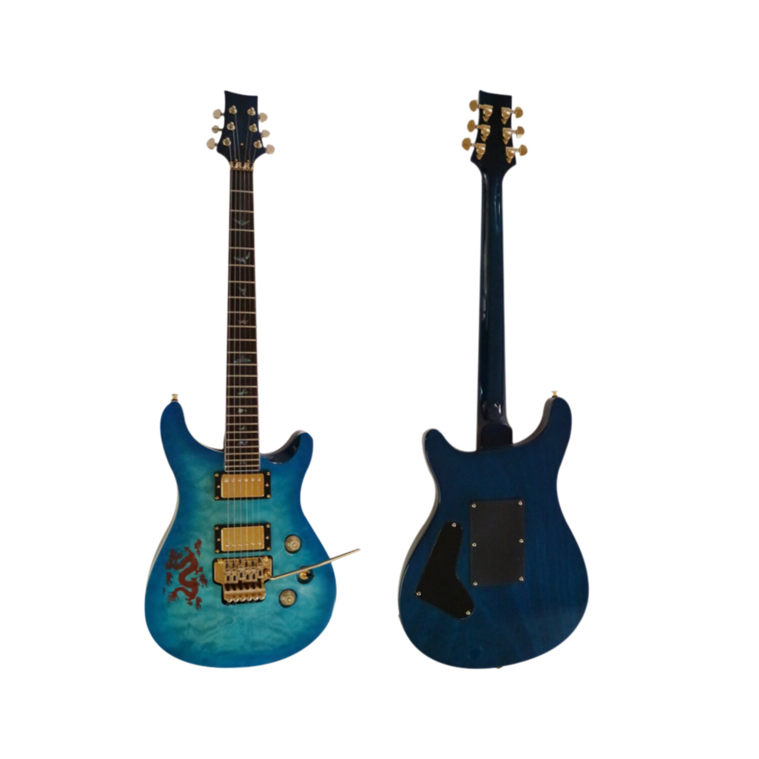 Afanti Mahogany Body with Quilted Maple Veneer Pr Style Electric Guitar Afanti Mahogany Body with Quilted Maple Veneer Pr Style Electric Guitar