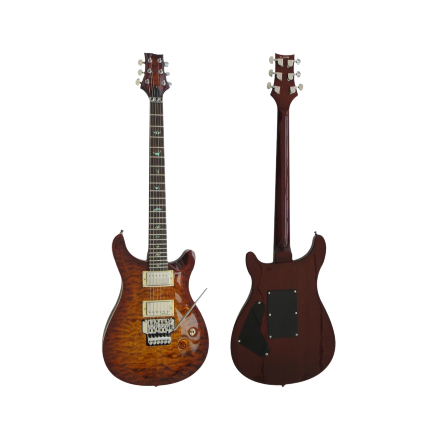 Afanti Basswood Body with Quilted Maple Veneer Wilkinson Tuner Electric Guitar