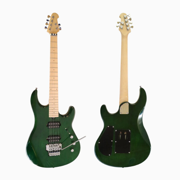 Afanti Customized 6 String Double Locking Tremolo Green Color Electric Guitar Afanti Customized 6 String Double Locking Tremolo Green Color Electric Guitar