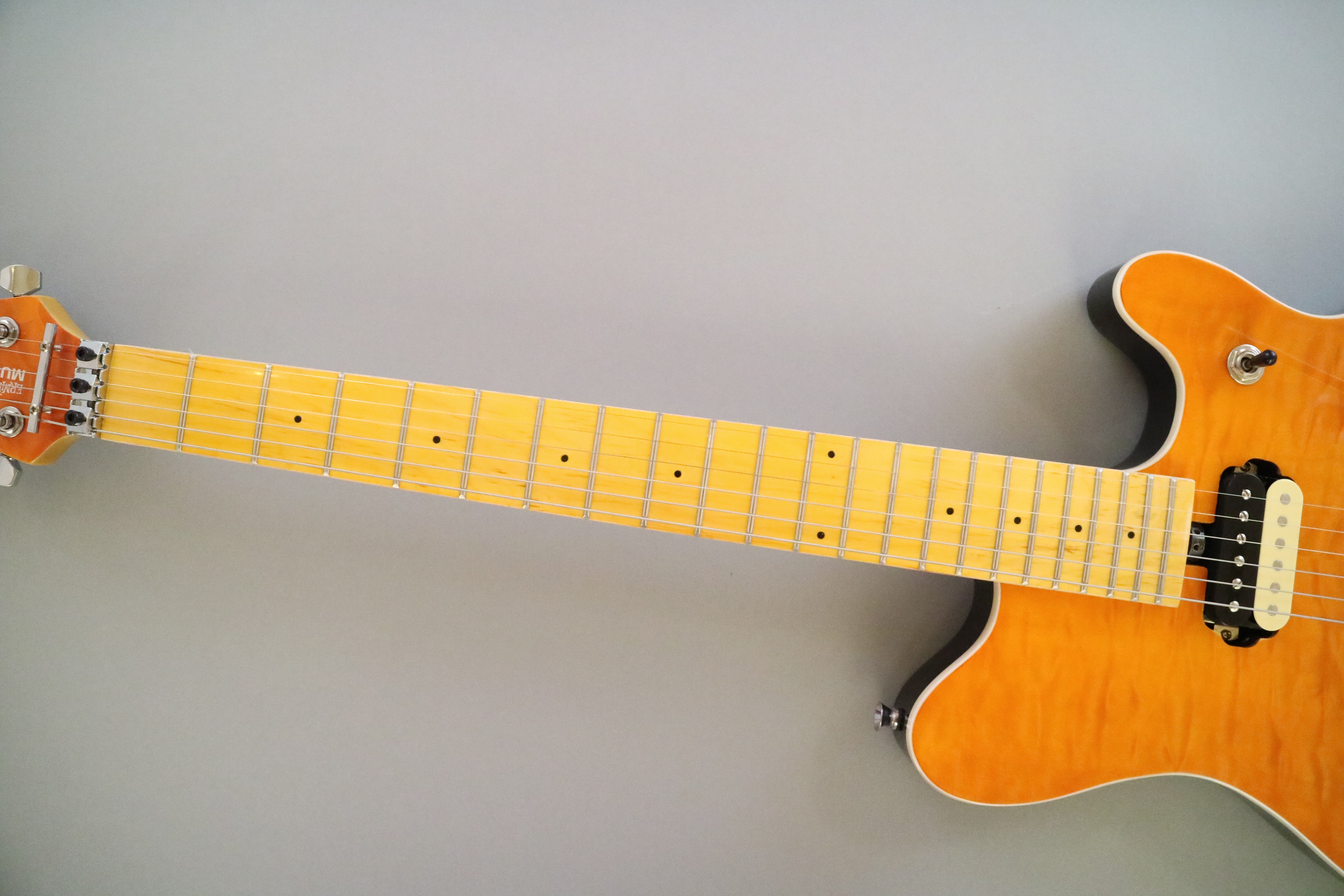 Afanti customized zebrawood pickup double locking tremolo bridge quilted maple electric guitar