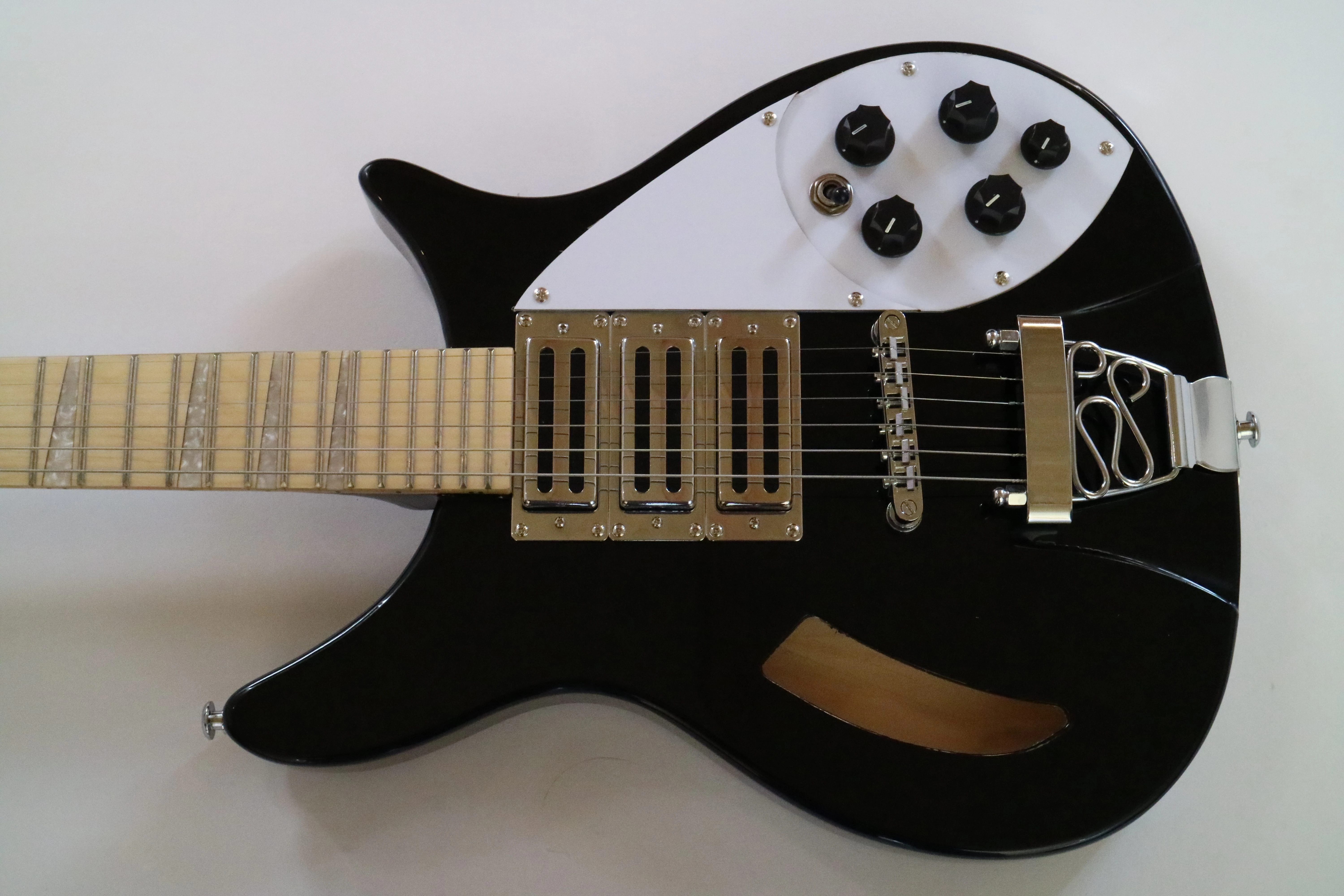 Afanti Hollow Body Maple Fretboard Rick Style Electric Guitar