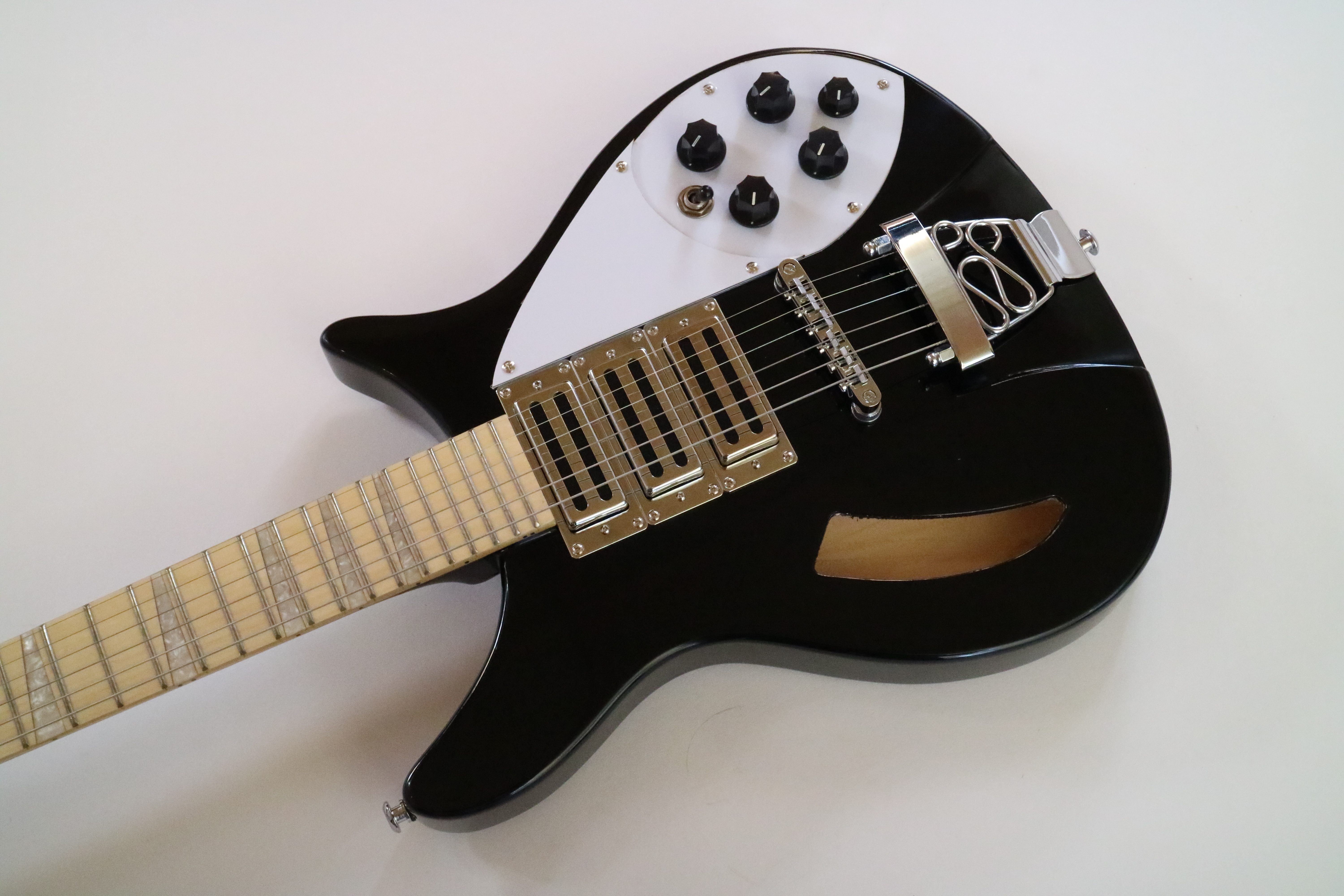 Afanti Hollow Body Maple Fretboard Rick Style Electric Guitar