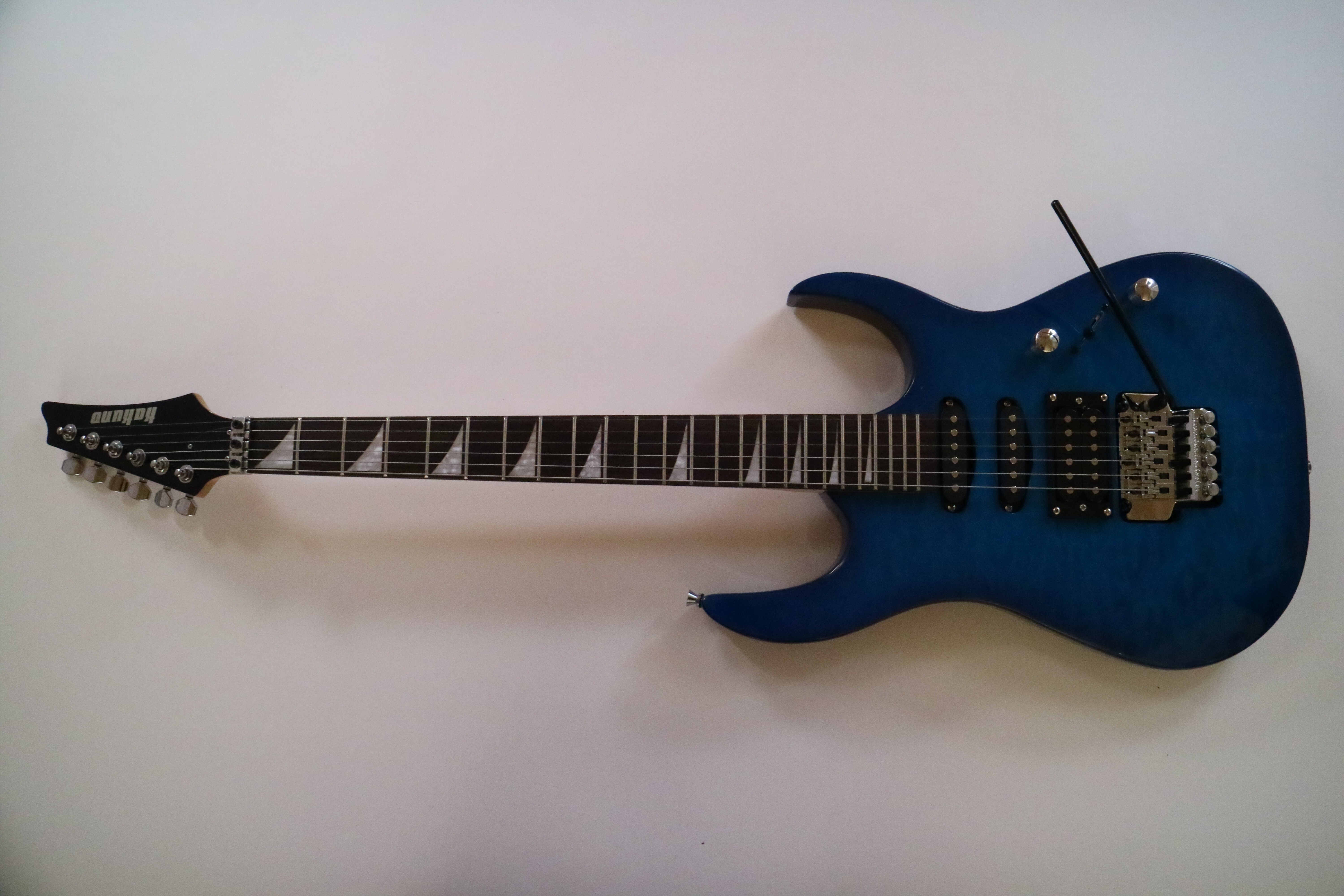 Afanti Customized SSH pickup maple neck 6 string Blue electric guitar