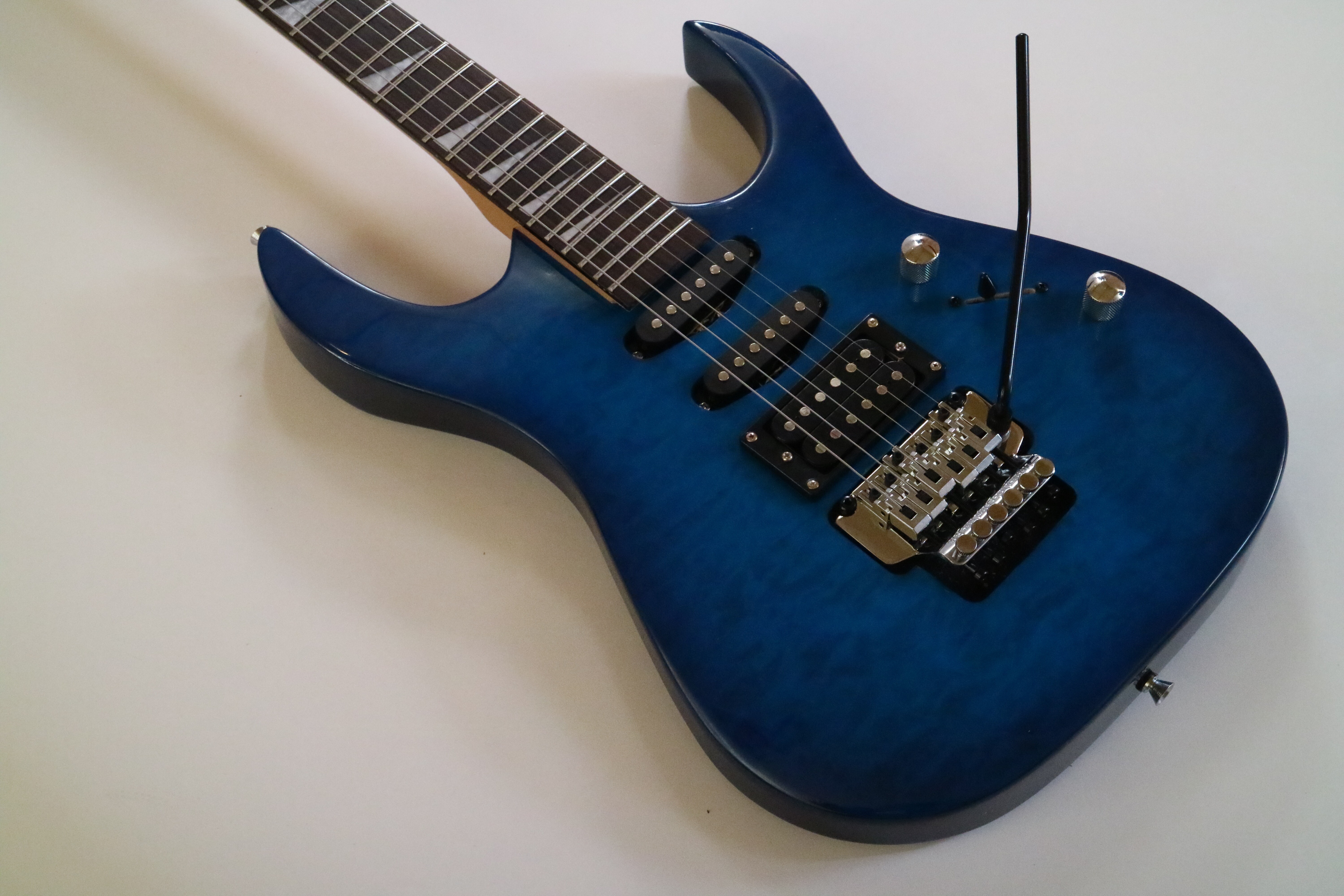 Afanti Customized SSH pickup maple neck 6 string Blue electric guitar