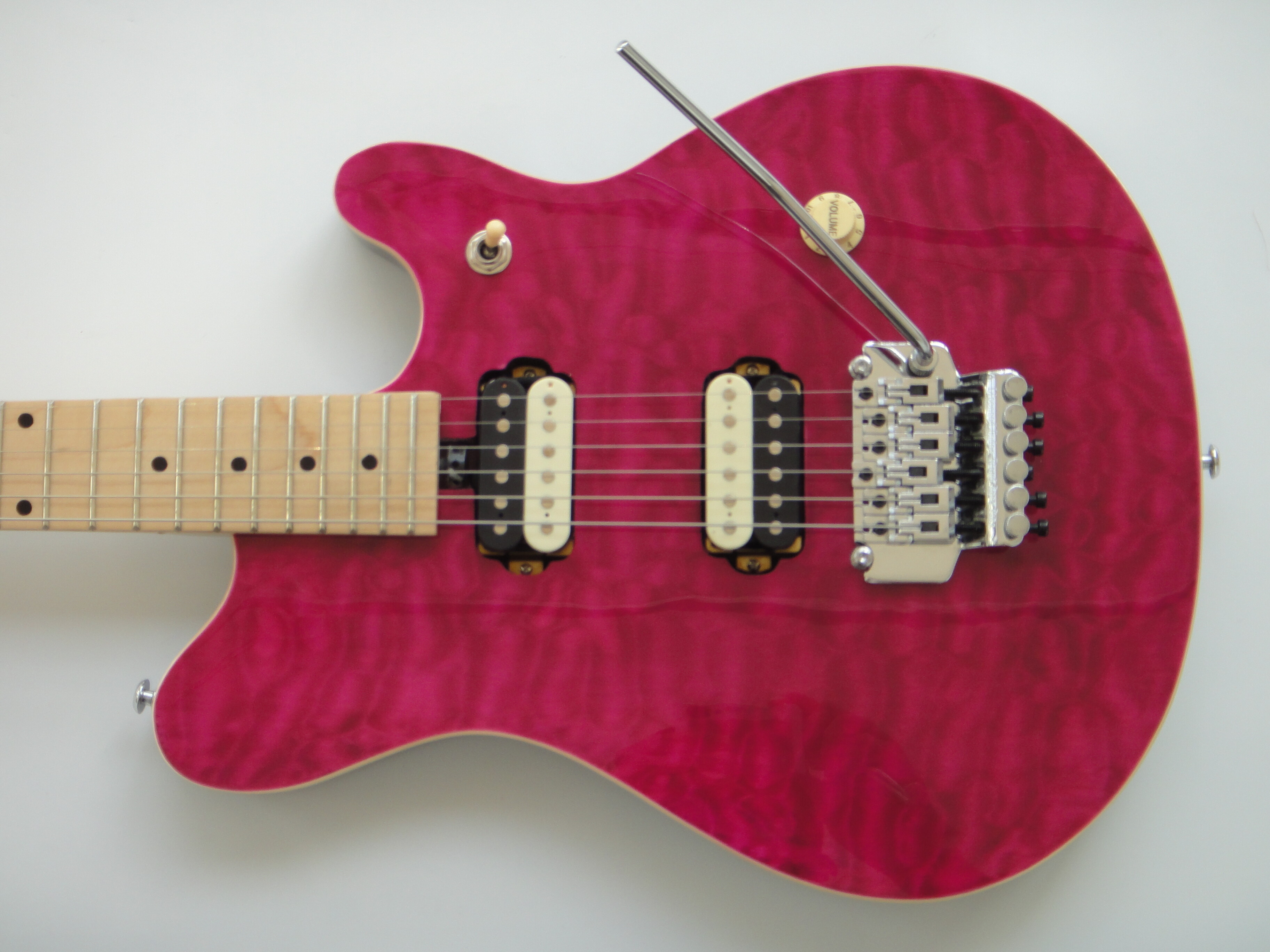 Afanti Basswood Body with Quilted Maple Veneer Electric Guitar