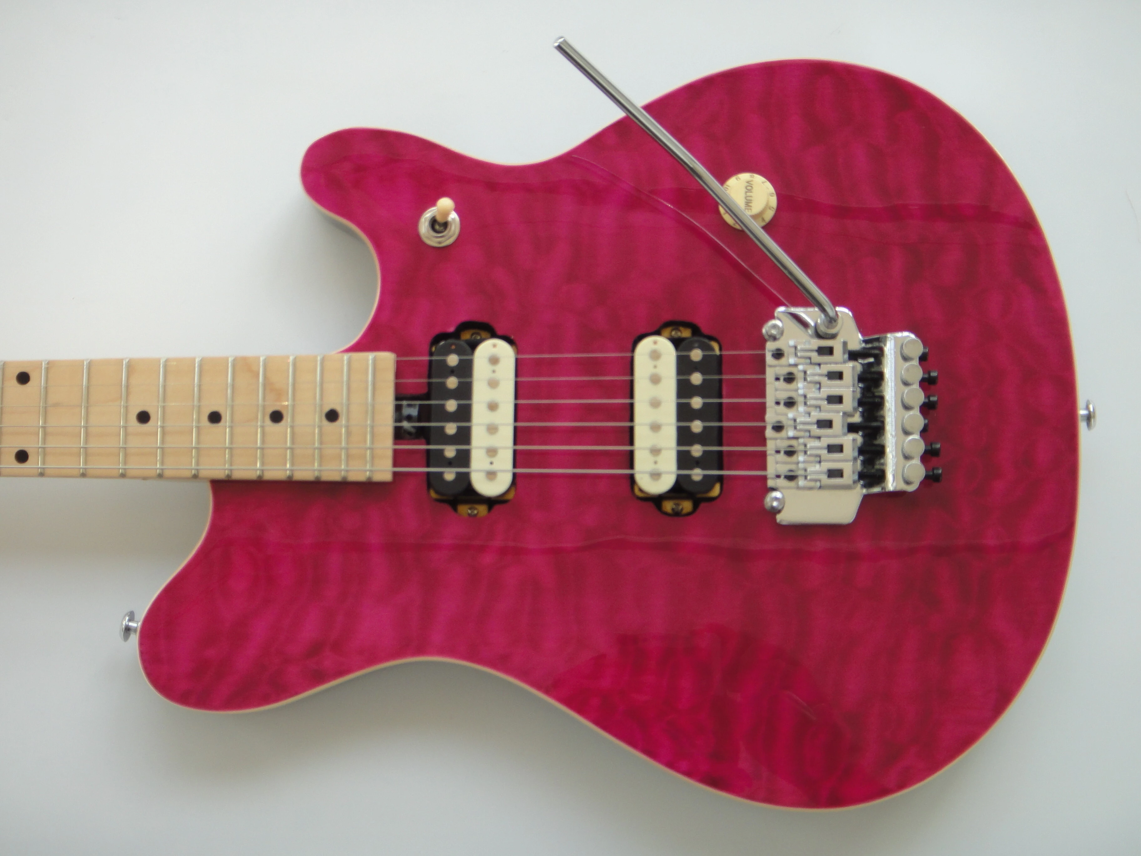 Afanti Basswood Body with Quilted Maple Veneer Electric Guitar
