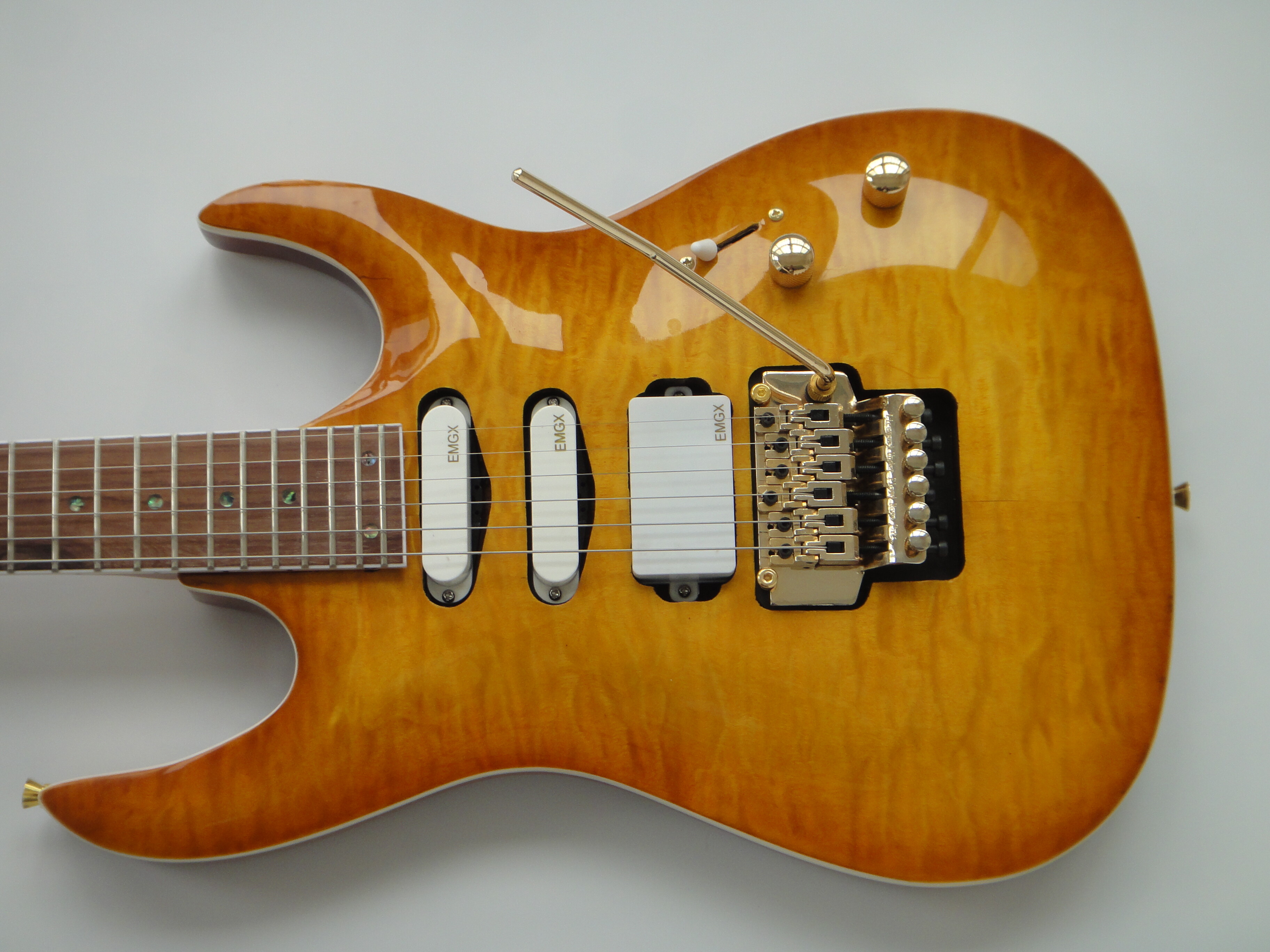 Afanti Bolt On Basswood with Quilted Maple veneer Electric Guitar