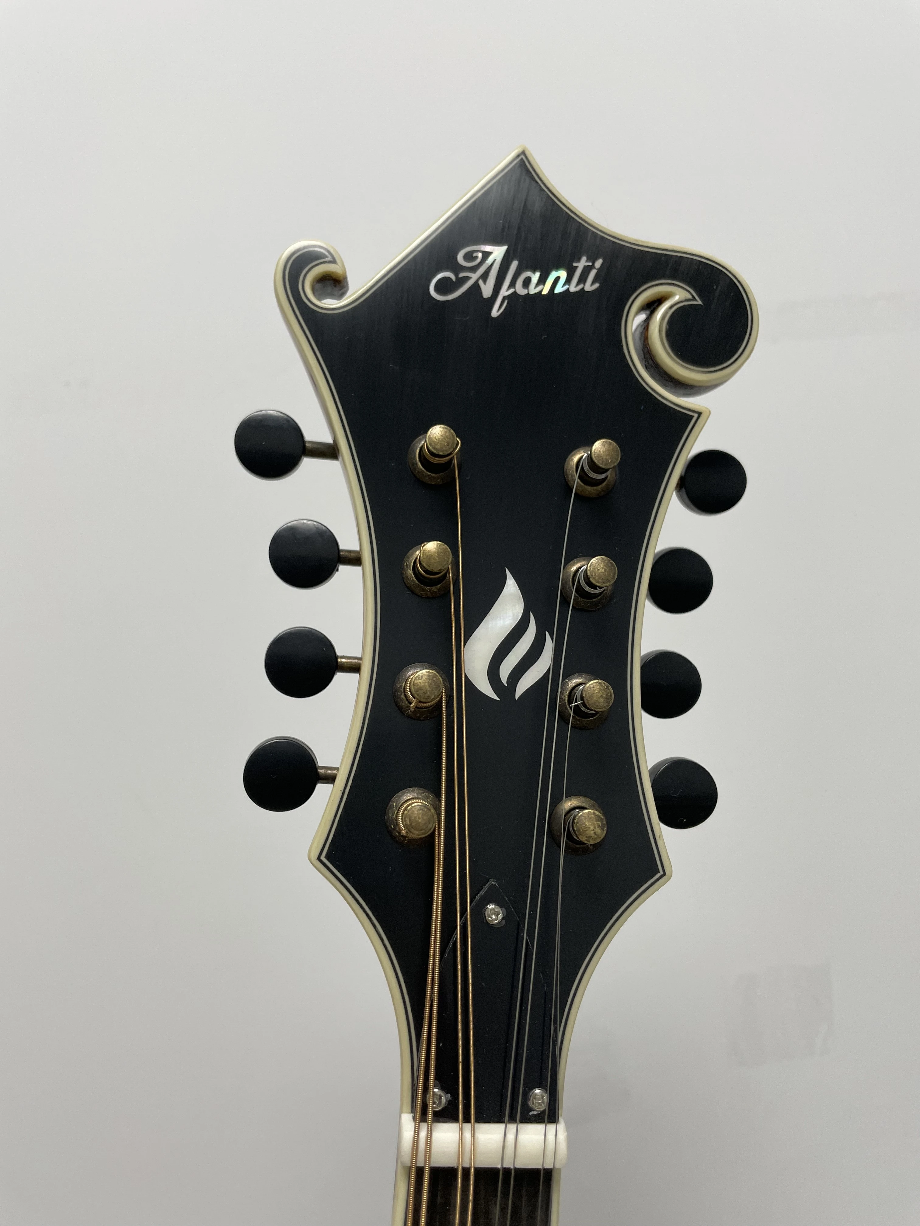 East Luthier Hand made all solid 3A wood Sunburst F style Mandolin Guitar