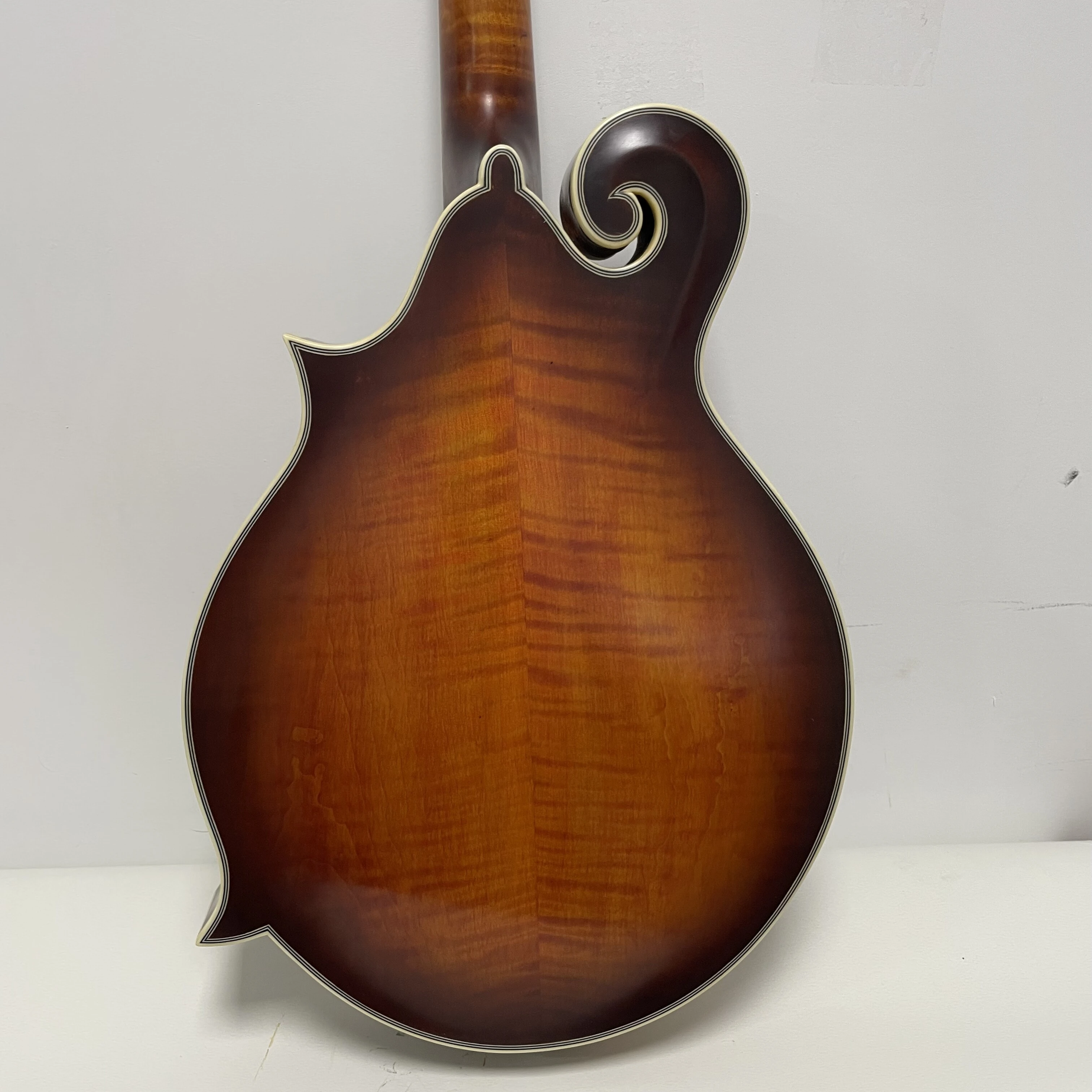 East Luthier Hand made all solid 3A wood Sunburst F style Mandolin Guitar
