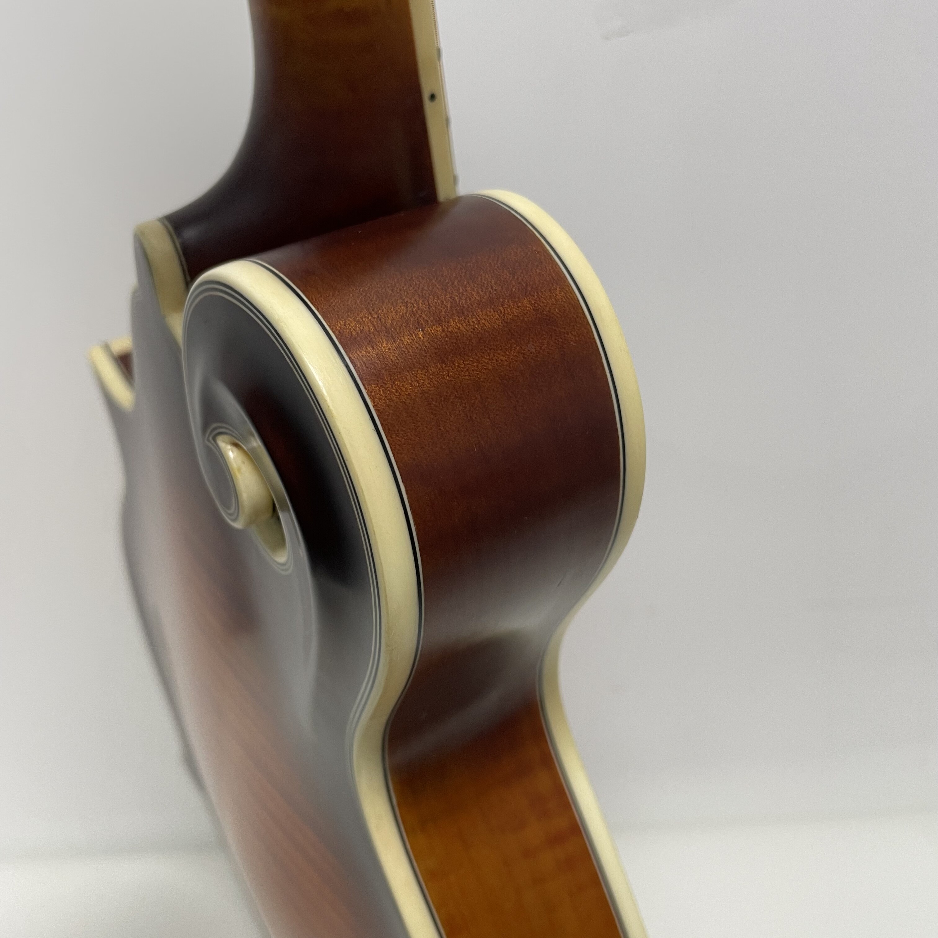 East Luthier Hand Made All Solid 3A Wood Sunburst F Style Mandolin
