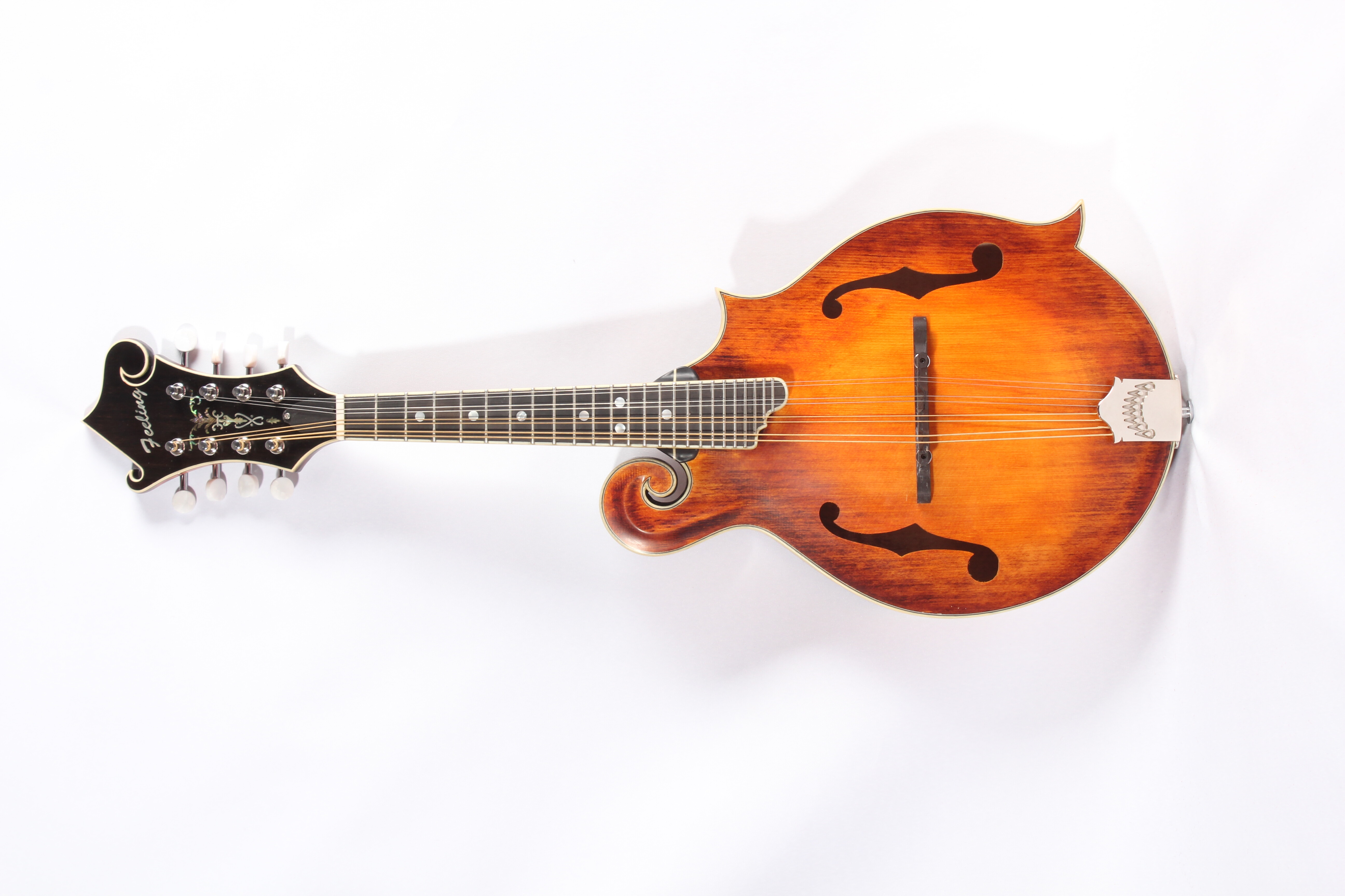 Afanti Solid AAA Flamed Maple Back F Style Mandolin Musical Instruments