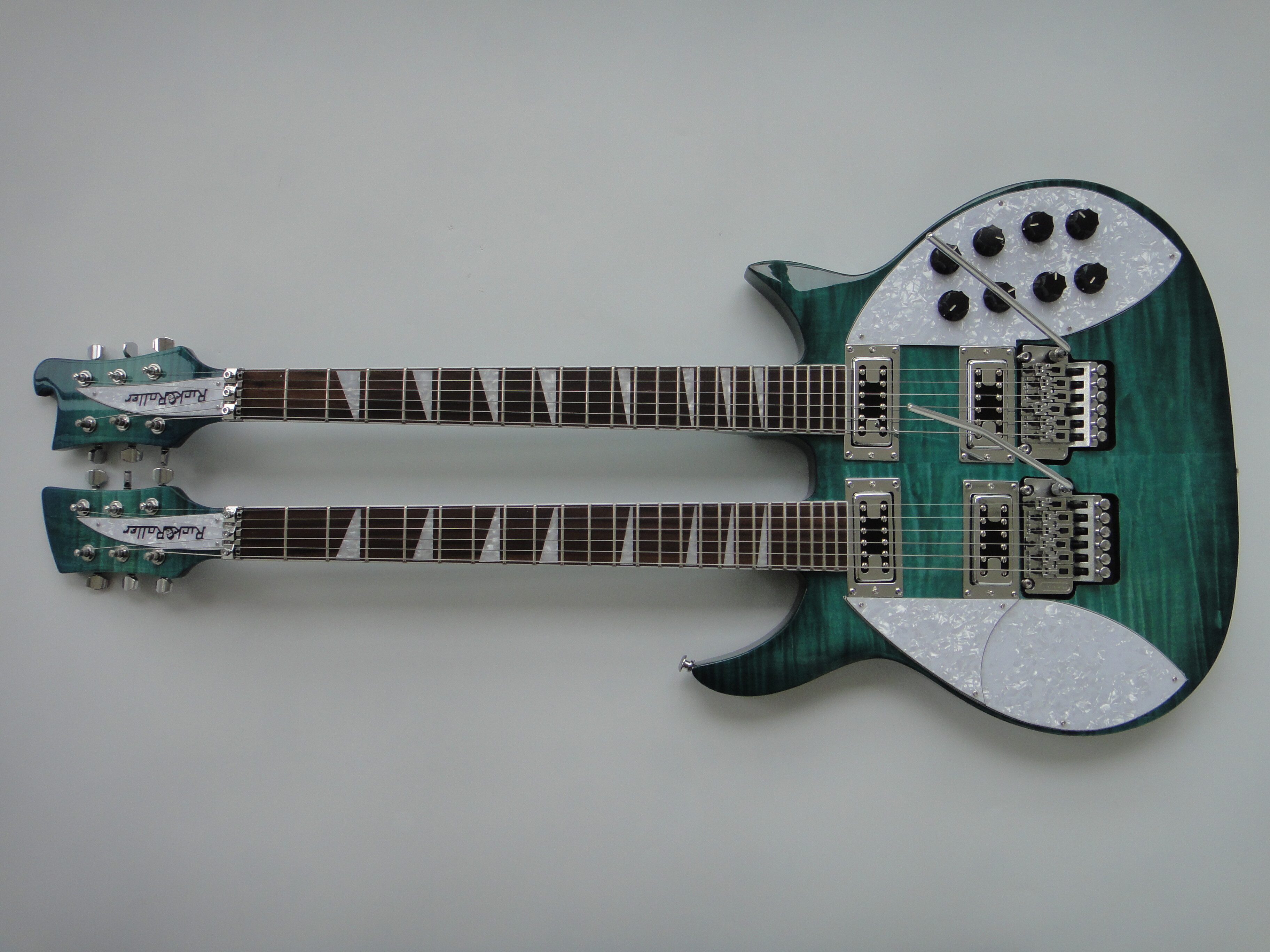 Afanti Customized Double Neck Electric Guitar