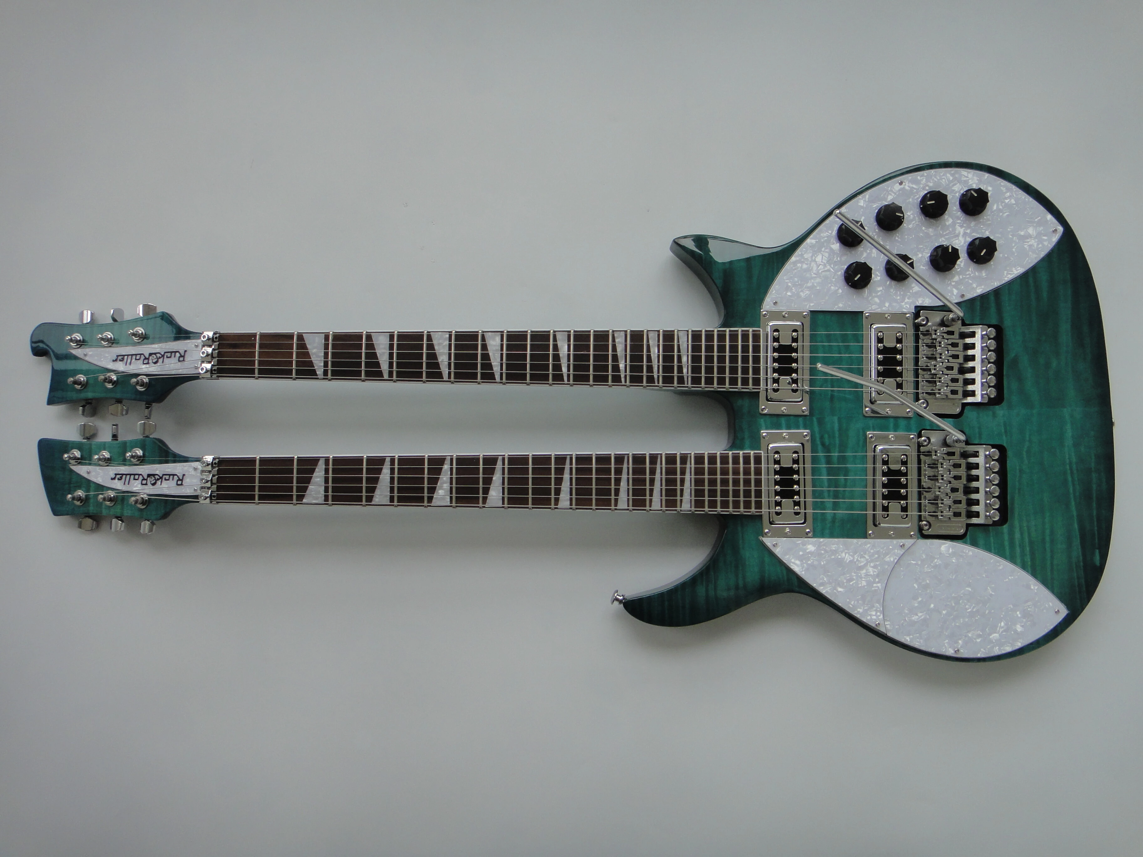 Afanti Customized Double Neck Electric Guitar