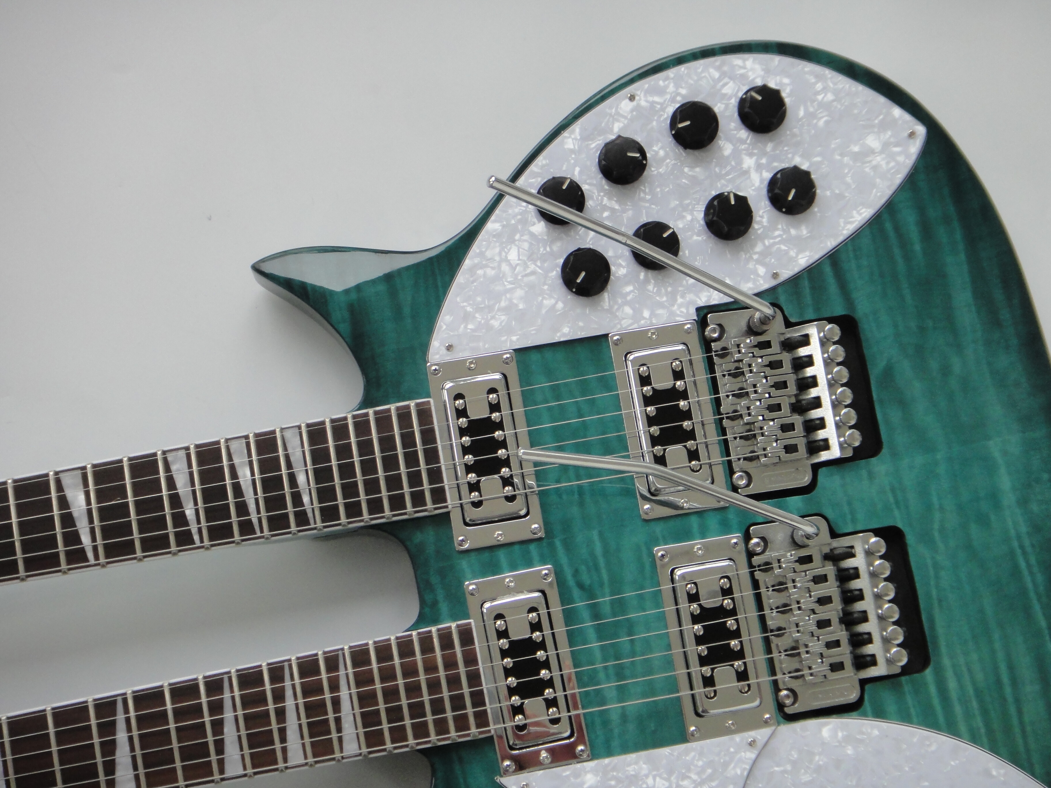 Afanti Customized Double Neck Electric Guitar