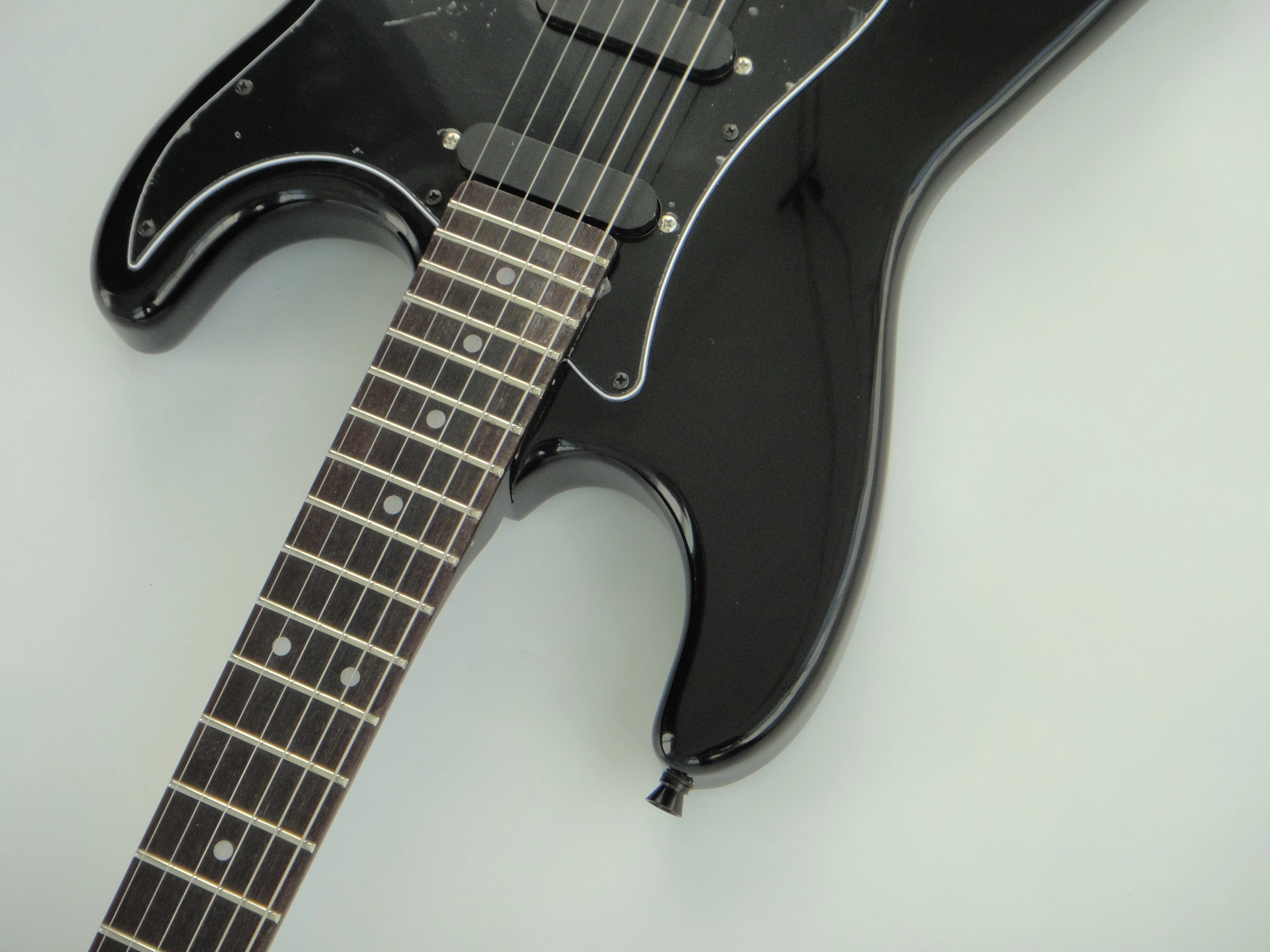 Afanti Customized Ancient SSS Pickups Mahogany Body Black Electric Guitar