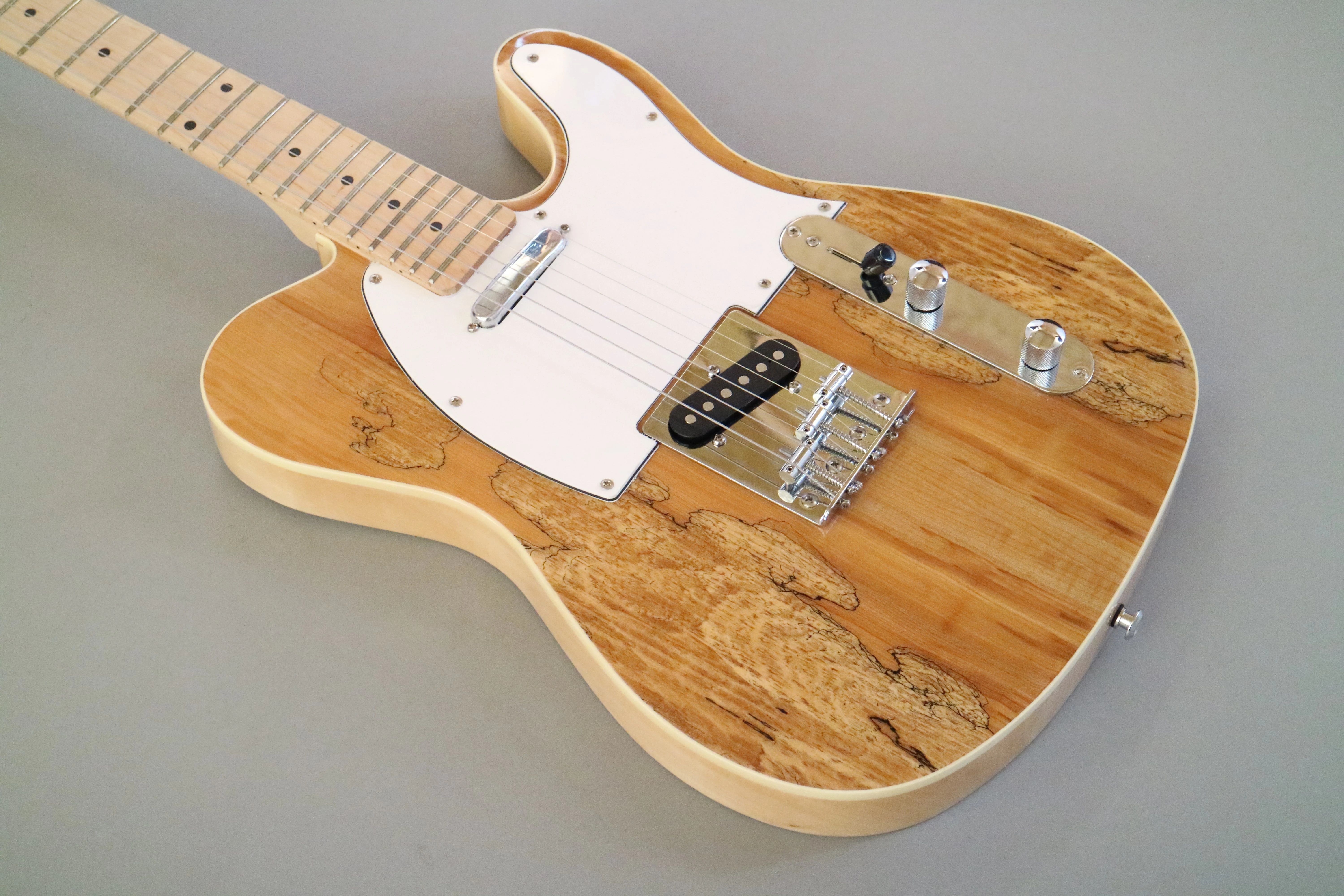 Afanti Customized Mahogany with Spalted Maple Top Electric Guitar