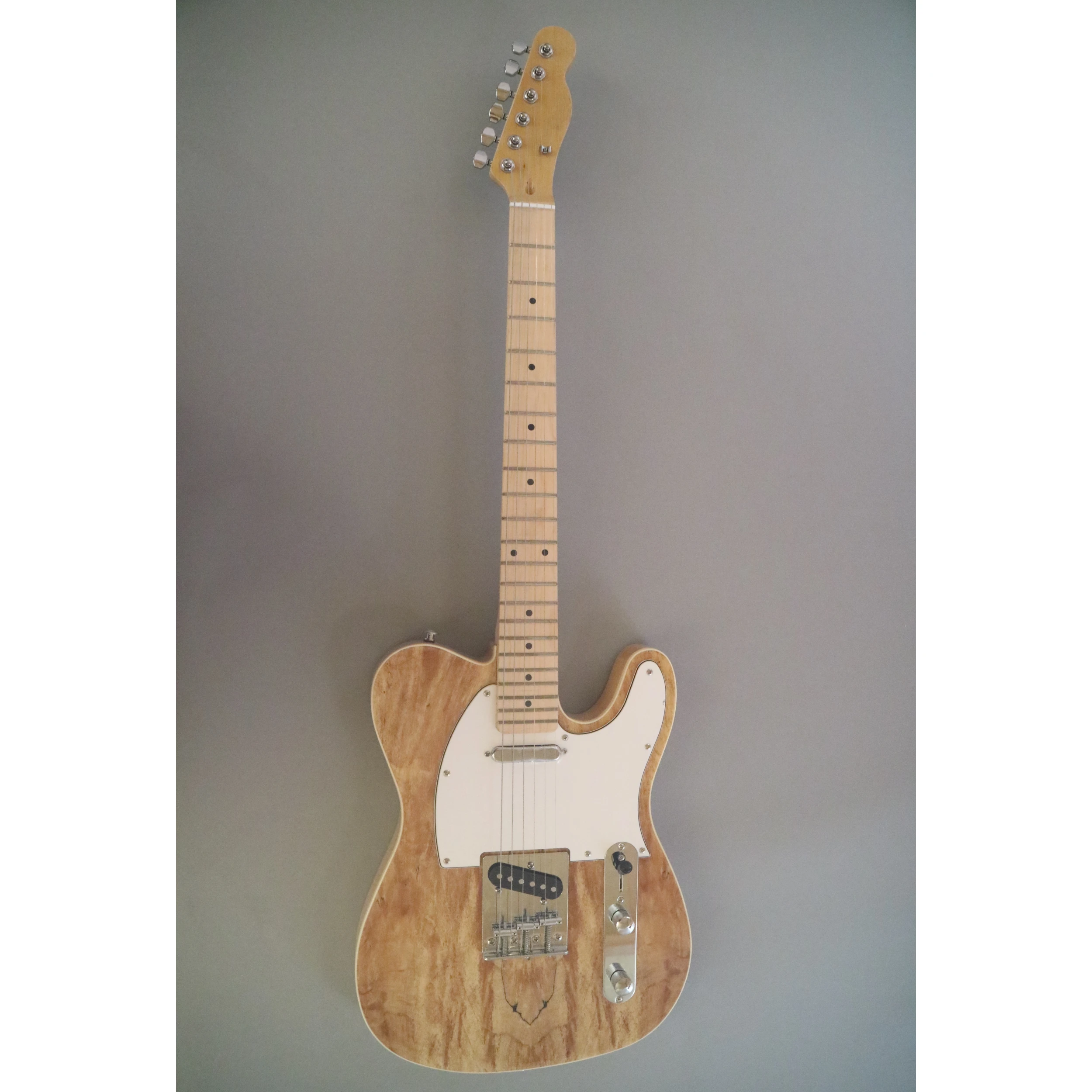 Afanti Customized Mahogany with Spalted Maple Top Electric Guitar