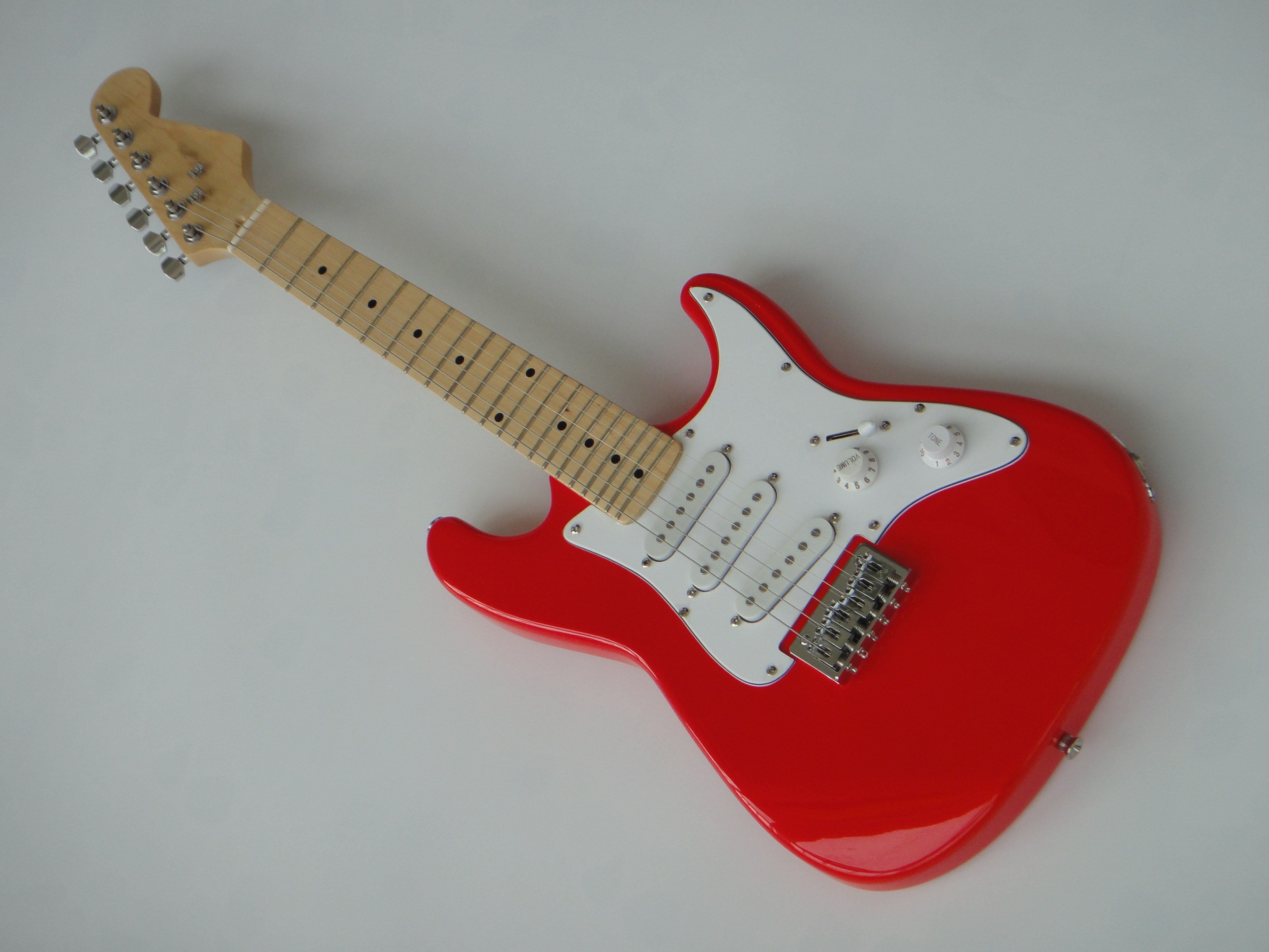 Afanti Bolt On Mahogany Body Maple Neck Red Electric Guitar