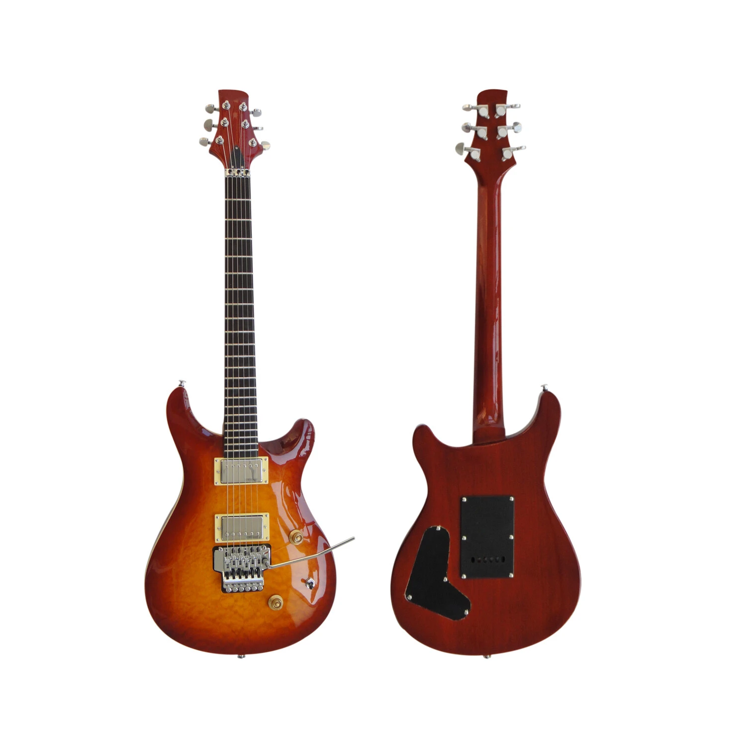 Afanti 22 Frets Basswood with Quilted Maple Veneer Body Electric Guitar