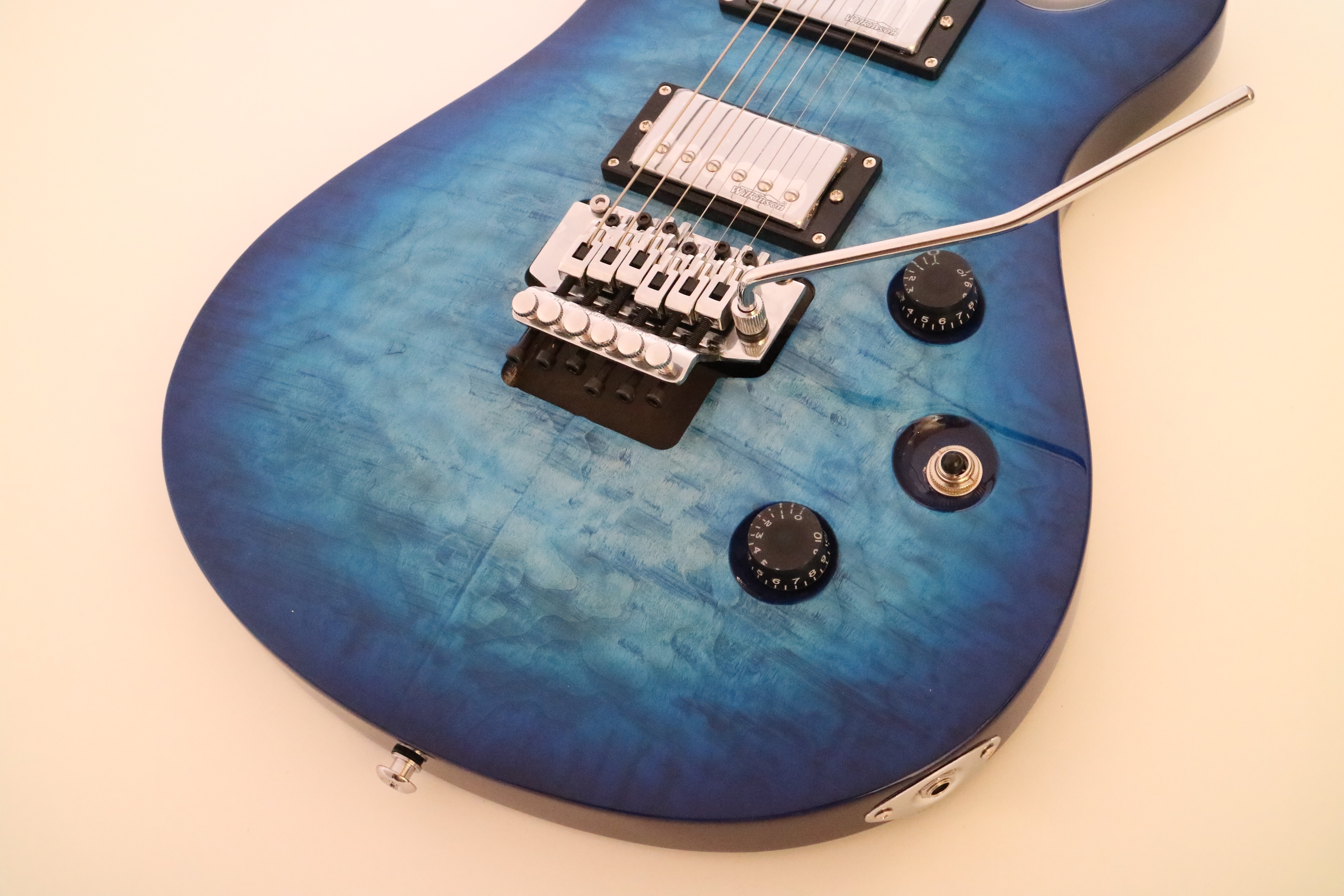 Afanti 24 Fret 6 String Basswood with Quilted Maple Veneer Electric Guitar