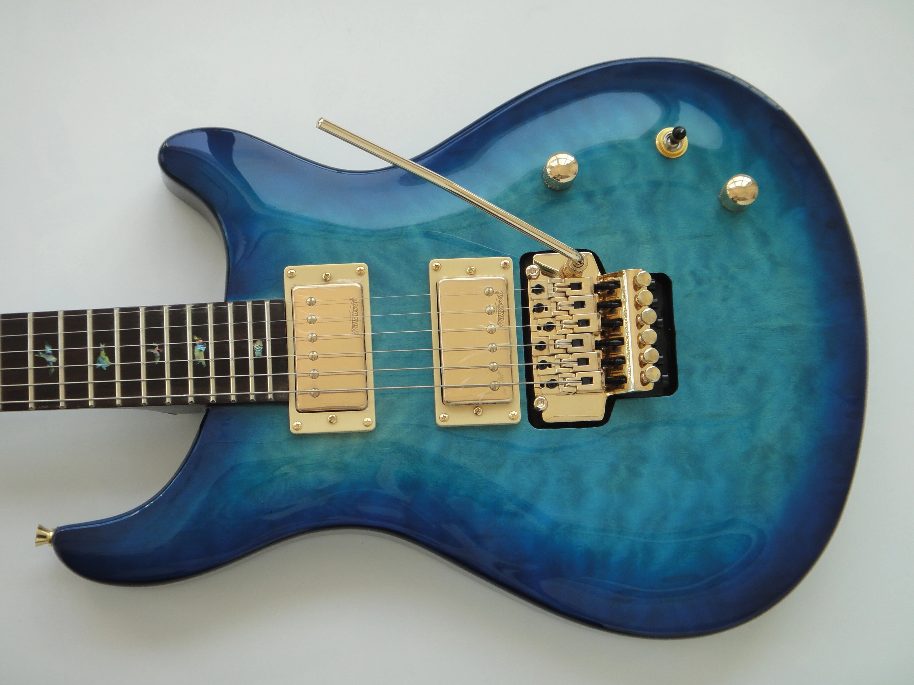 Afanti Set in Mahogany Neck Basswood with Quilted Maple Veneer Electric Guitar