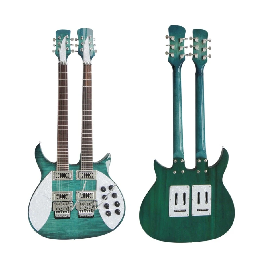 Afanti Customized Double Neck Electric Guitar