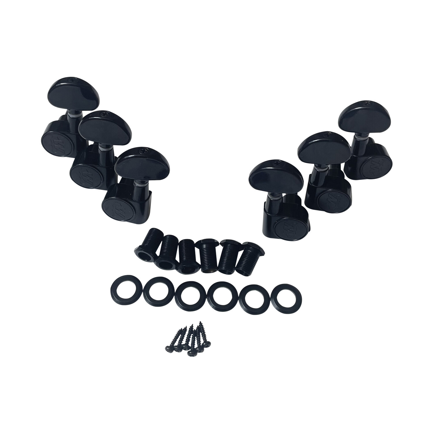Afanti Black 3R3L Sealed Electric Guitar Tuning Machine Afanti Black 3R3L Sealed Electric Guitar Tuning Machine