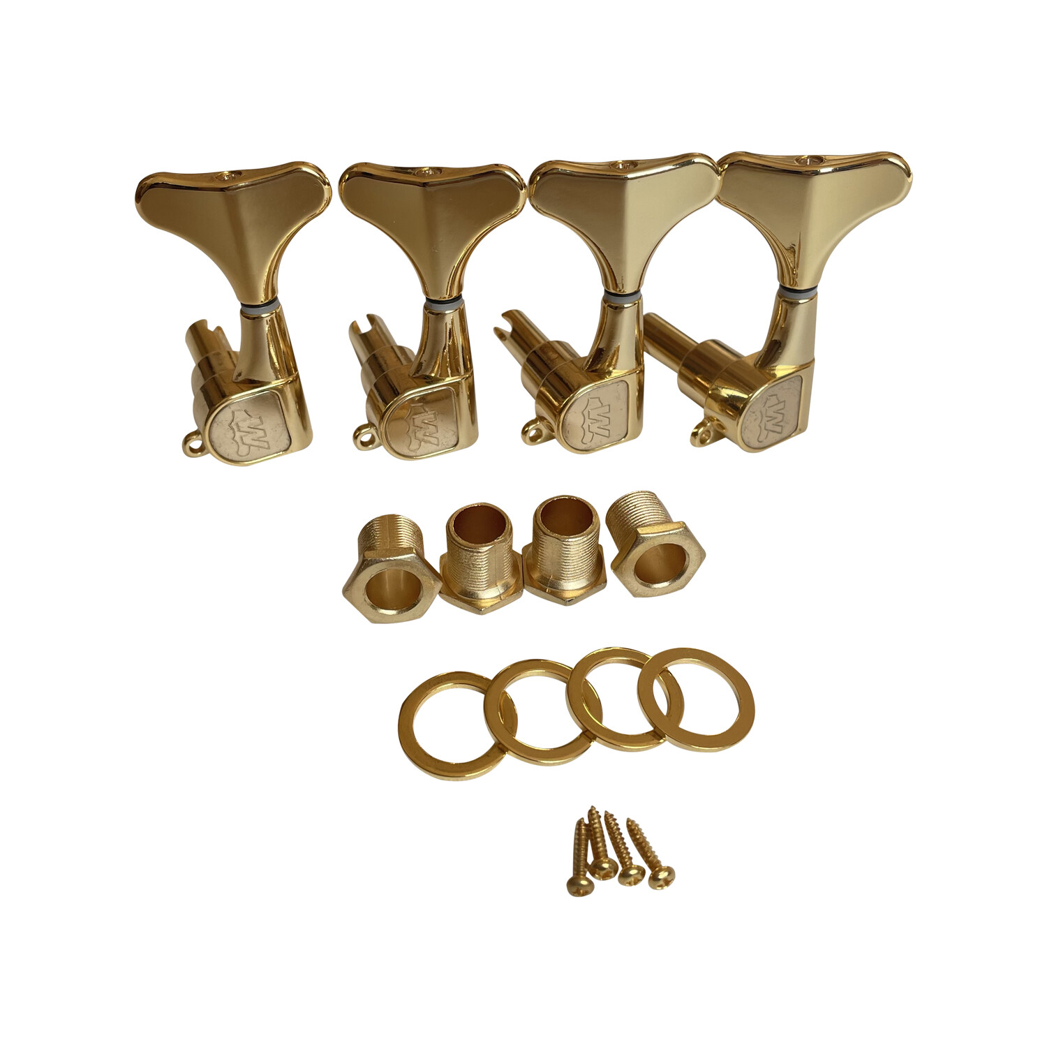 Afanti 4L Gold Bass Guitar Sealed Tuning Pegs Afanti 4L Gold Bass Guitar Sealed Tuning Pegs