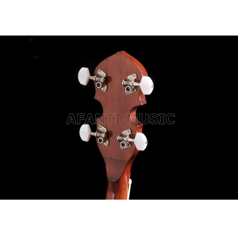Afanti 4 String Mahogany Resonator Banjo
