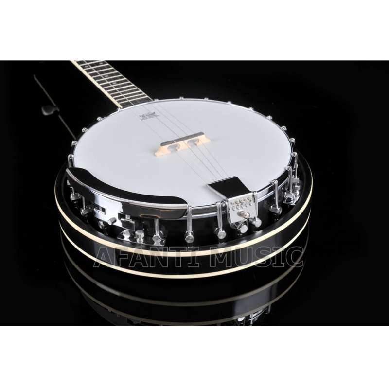 Afanti 5 Strings Mahogany Resonator Banjo