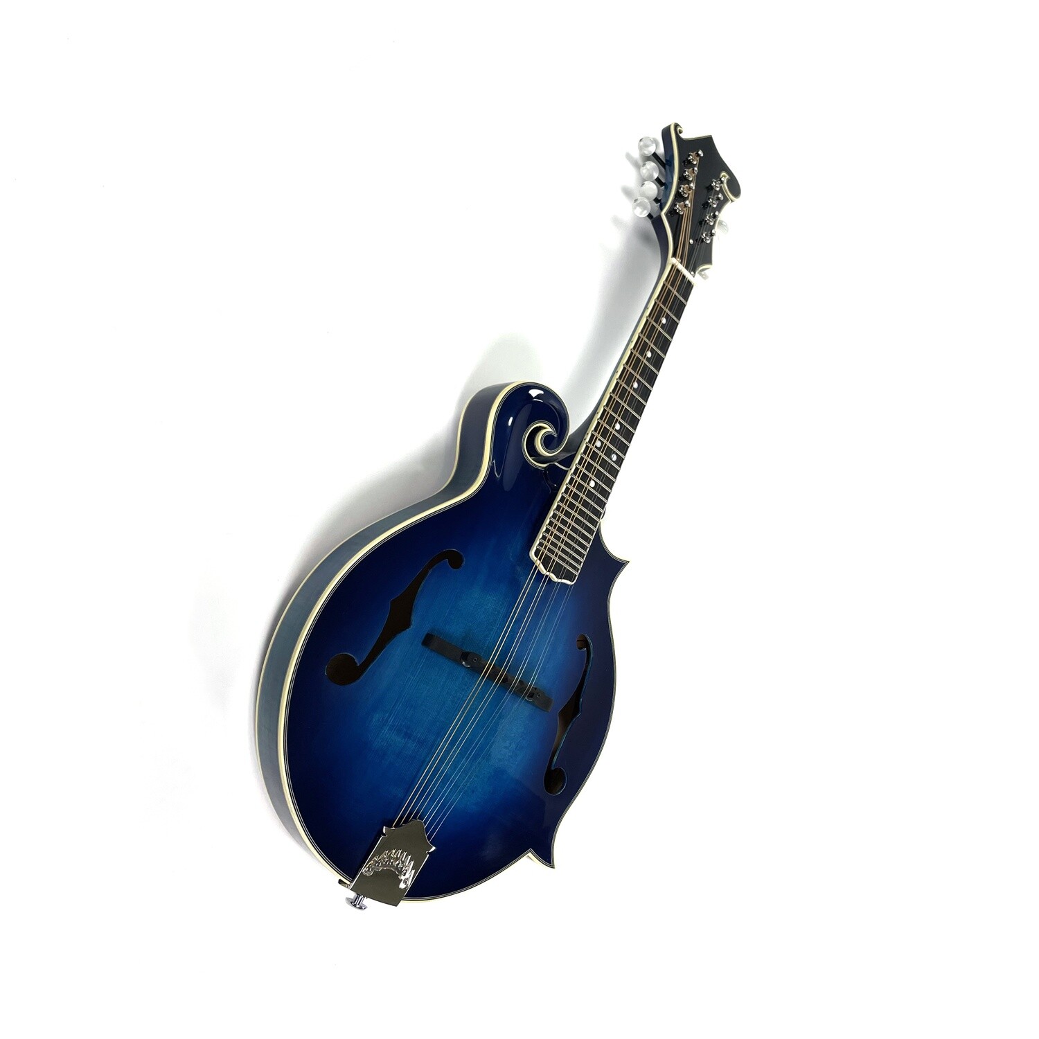 Afanti AB solid Flamed Maple Back and Side Blue Color F Mandolin