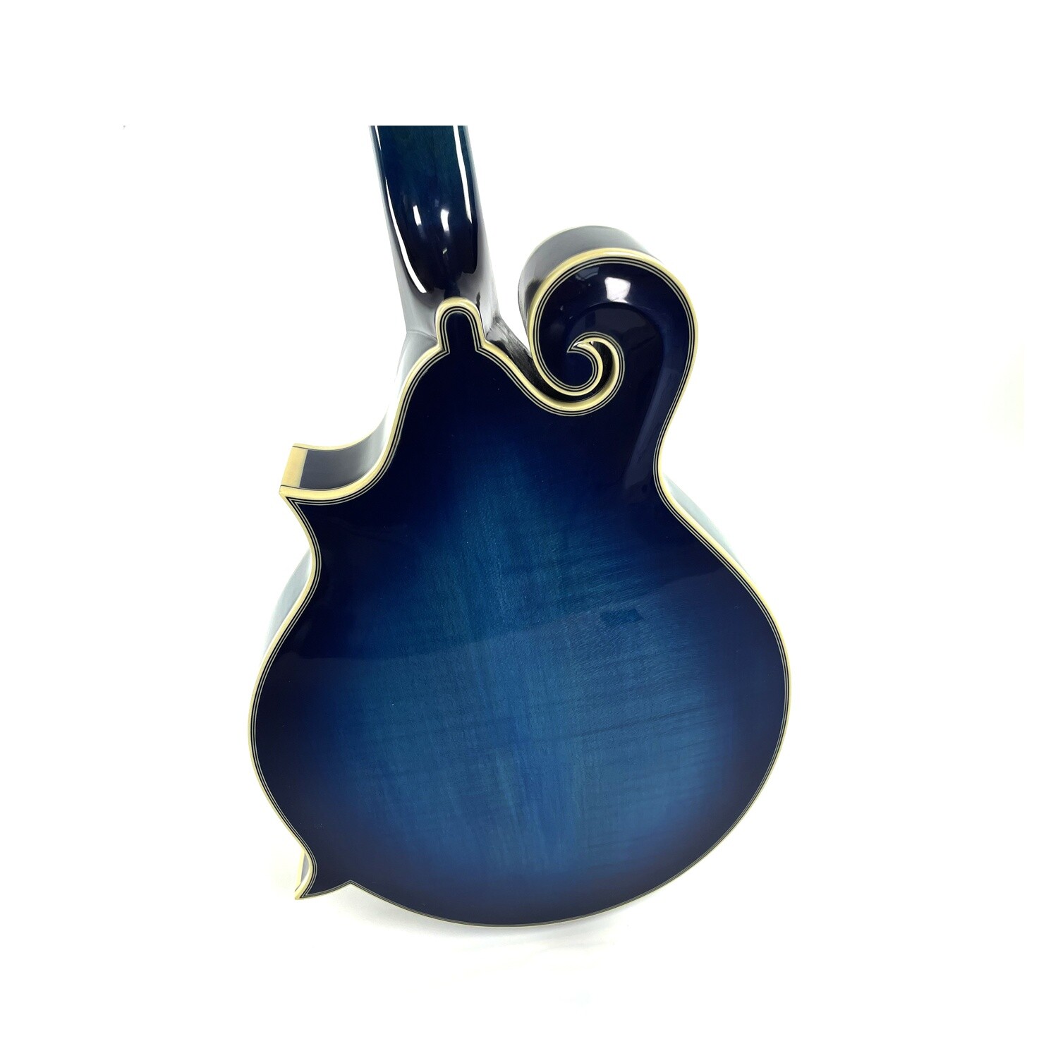 Afanti AB solid Flamed Maple Back and Side Blue Color F Mandolin