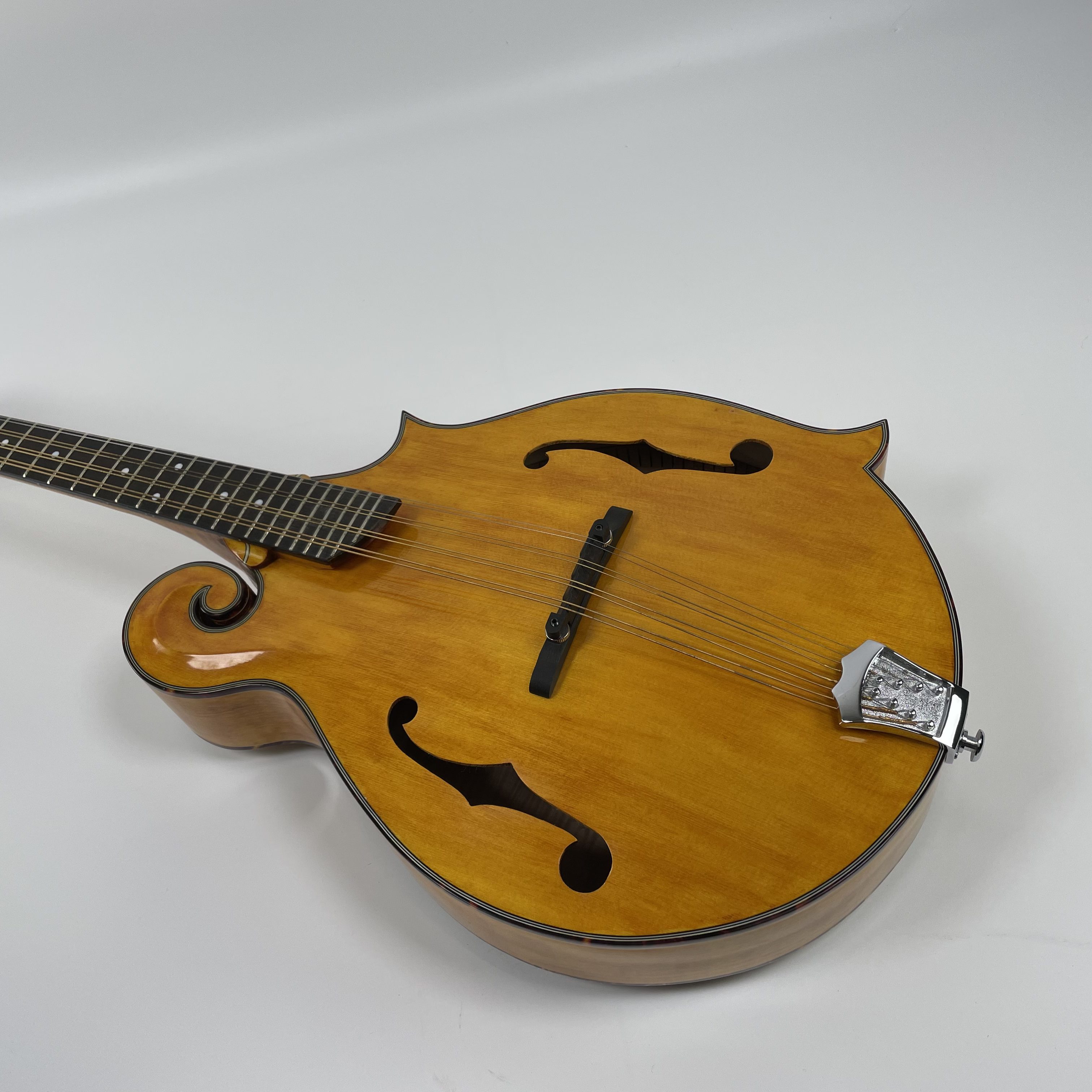 Afanti Handmade Solid Spruce Top Gold Rush Color F Style Octave Mandolin