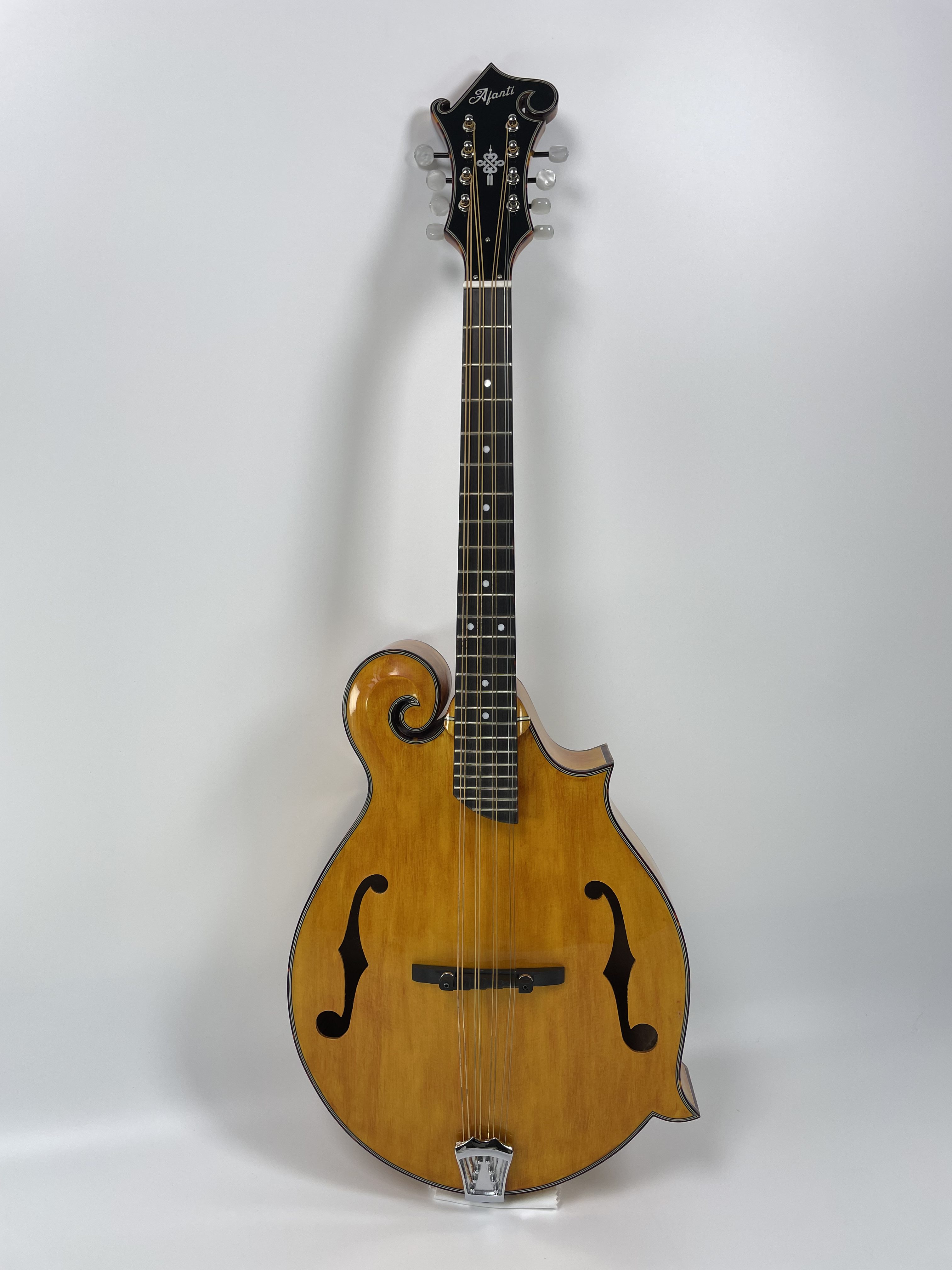 Afanti Handmade Solid Spruce Top Gold Rush Color F Style Octave Mandolin