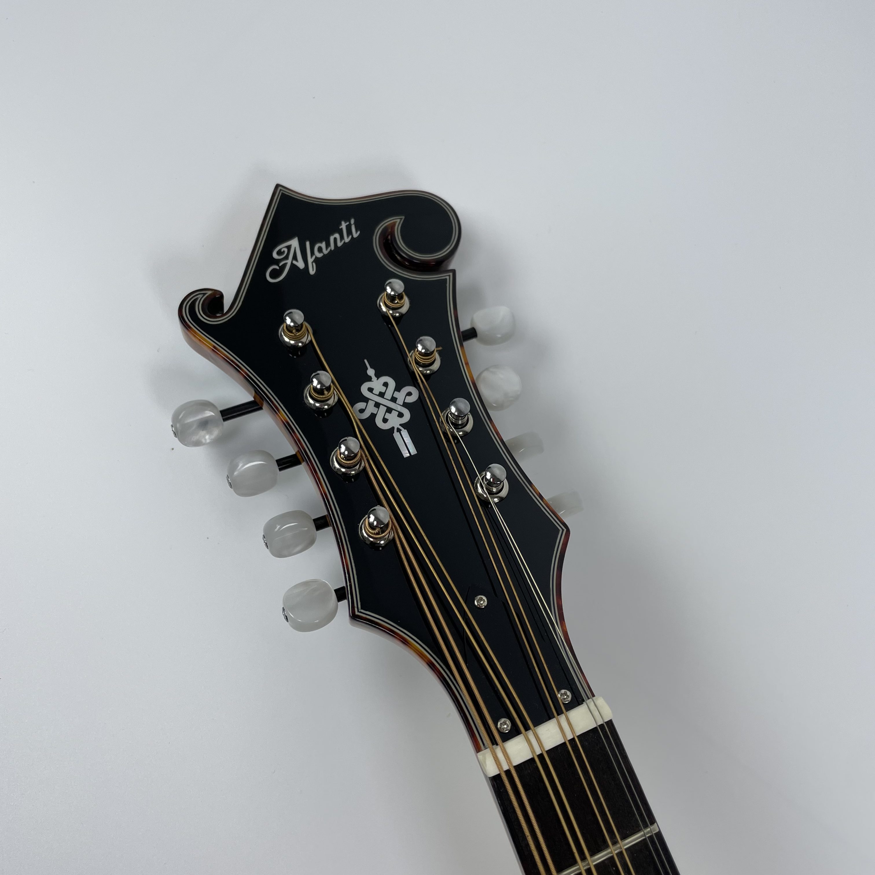 Afanti Handmade Solid Spruce Top Gold Rush Color F Style Octave Mandolin