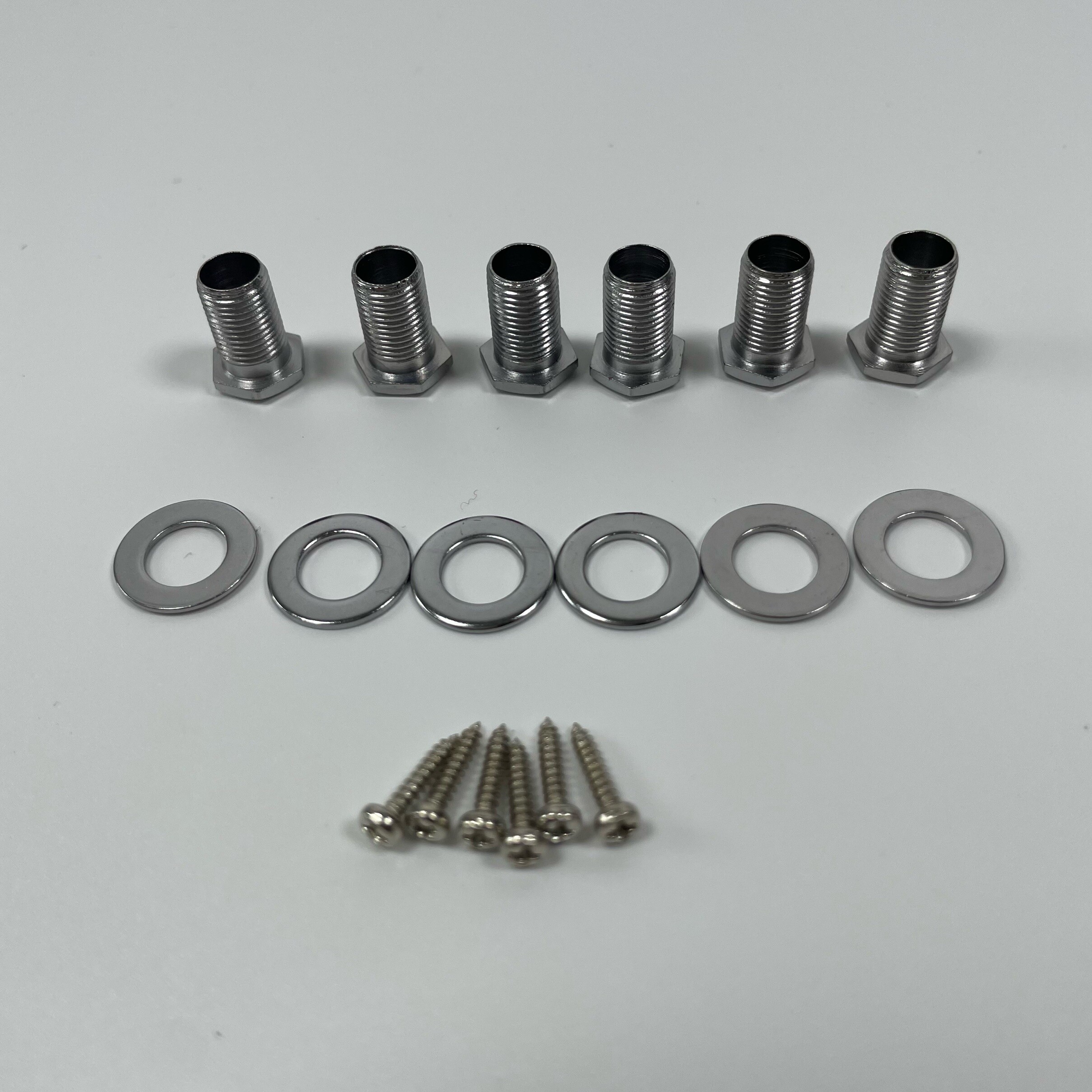 Chrome Bass Guitar Tuners 3L3R for 6 String Bass