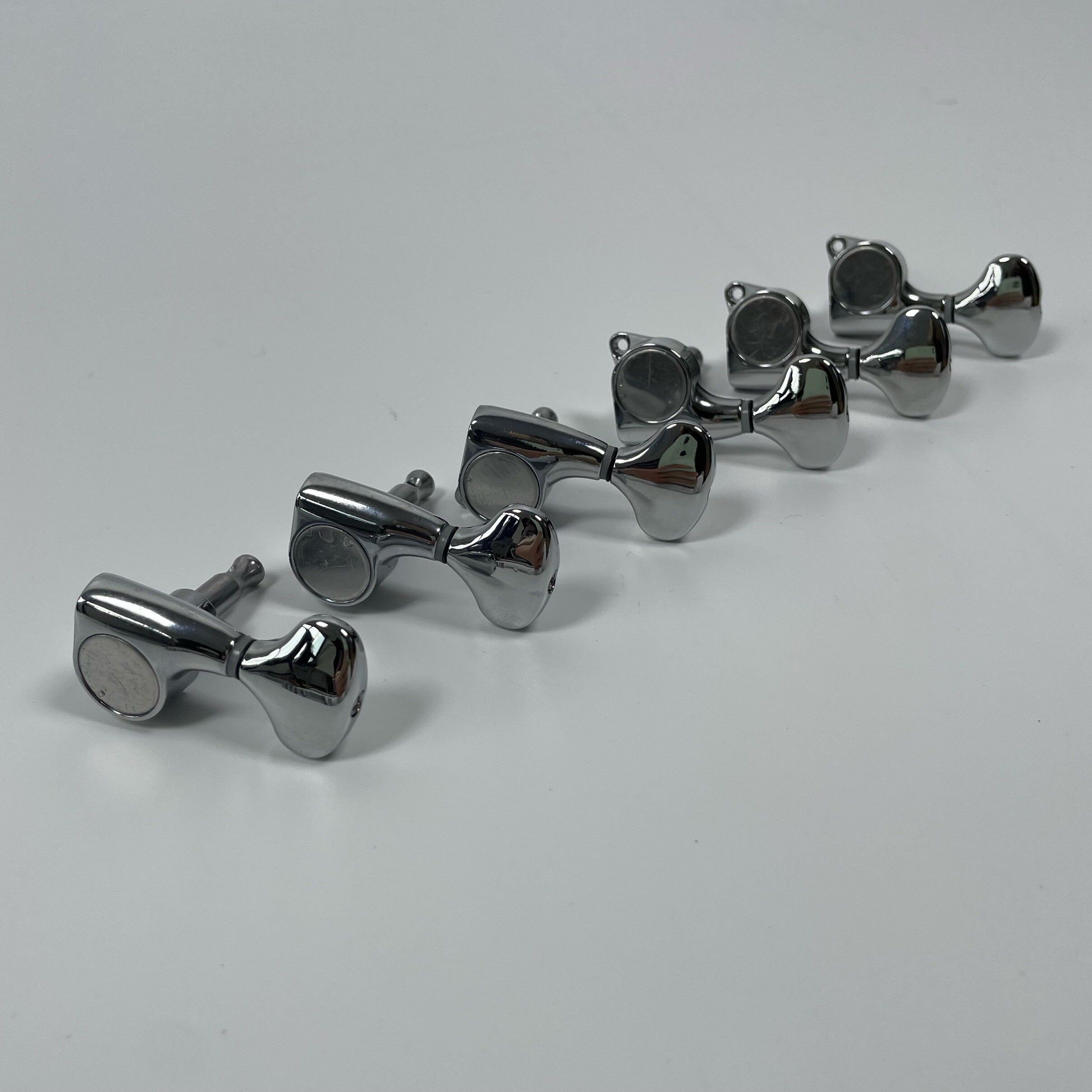 Chrome Bass Guitar Tuners 3L3R for 6 String Bass