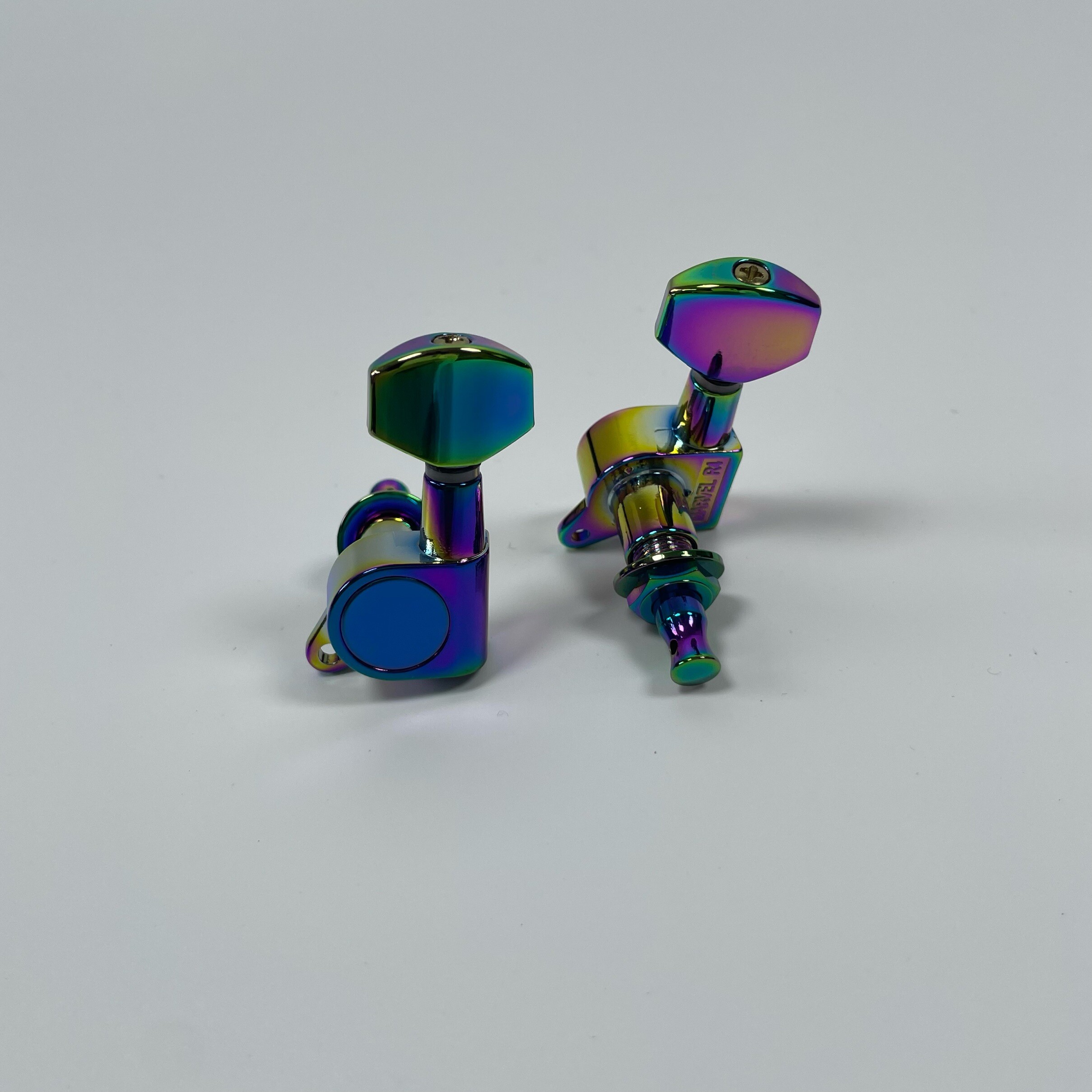 Titanium Rainbow 3L3R Sealed Electric Guitar Tuners for DIY Guitar Replacement Parts