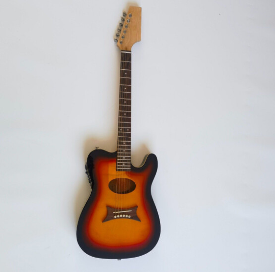 Afanti Semi-Hollow Body Rosewood Fingerboard with EQ Acoustic Electric Guitar