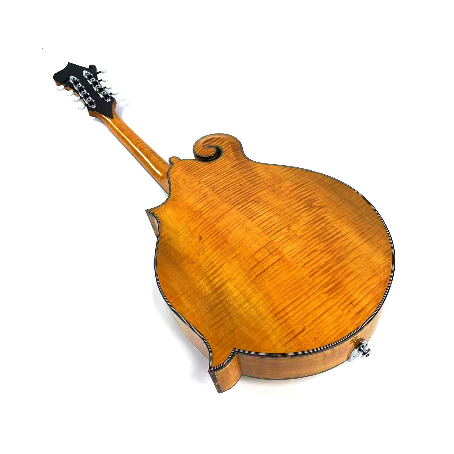 Afanti Handmade Solid Spruce Top Gold Rush Color F Style Octave Mandolin