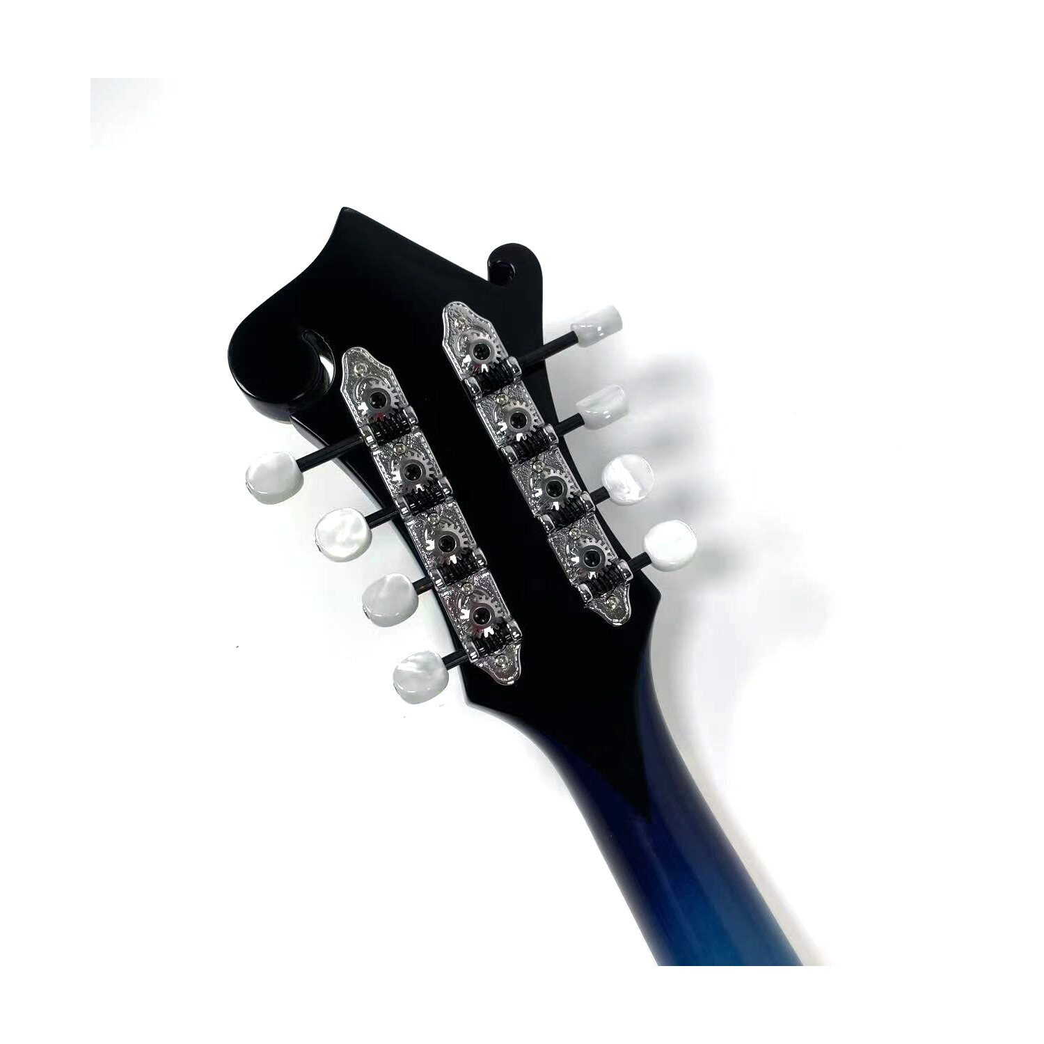 Afanti hand carved AA grade solid spruce top Blue Color Octave Mandolin